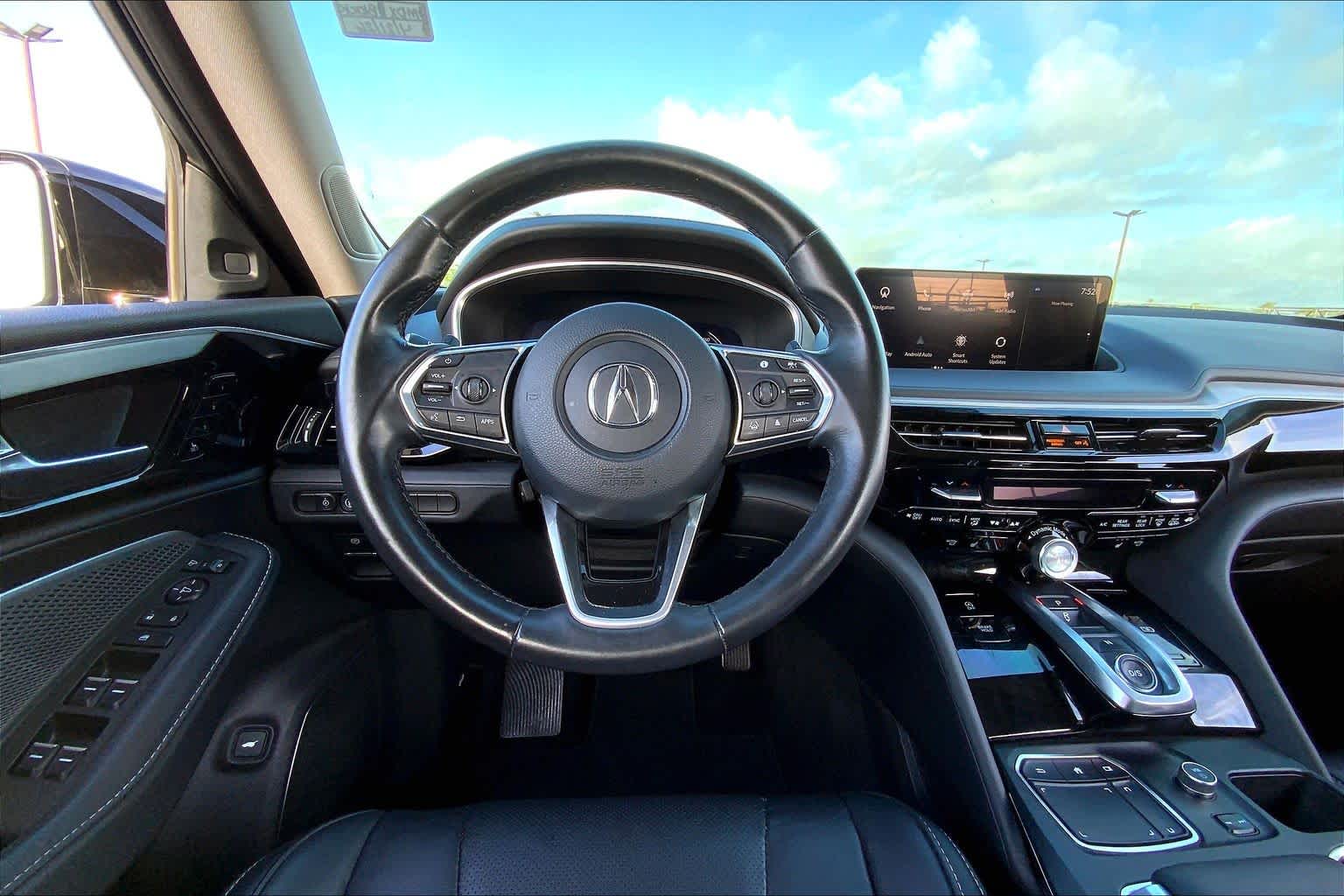 2024 Acura MDX w/Technology Package Majestic Black Pearl at AutoNation Chrysler Jeep Dodge Ram Spring