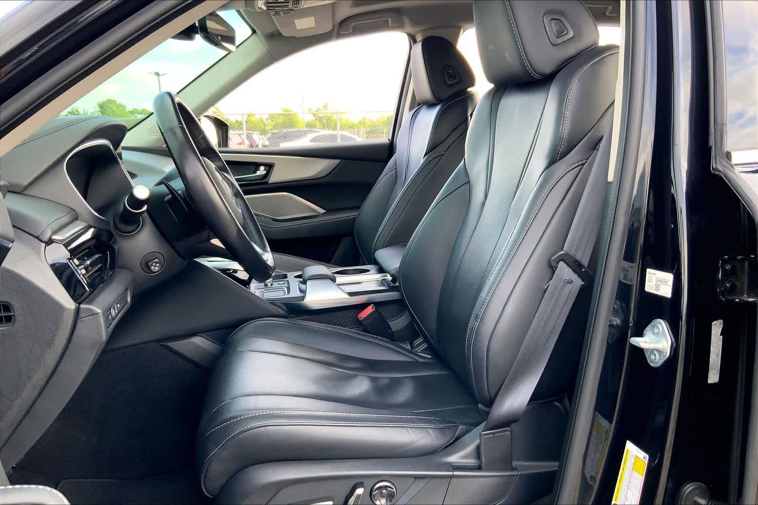 2024 Acura MDX w/Technology Package Majestic Black Pearl at AutoNation Chrysler Jeep Dodge Ram Spring