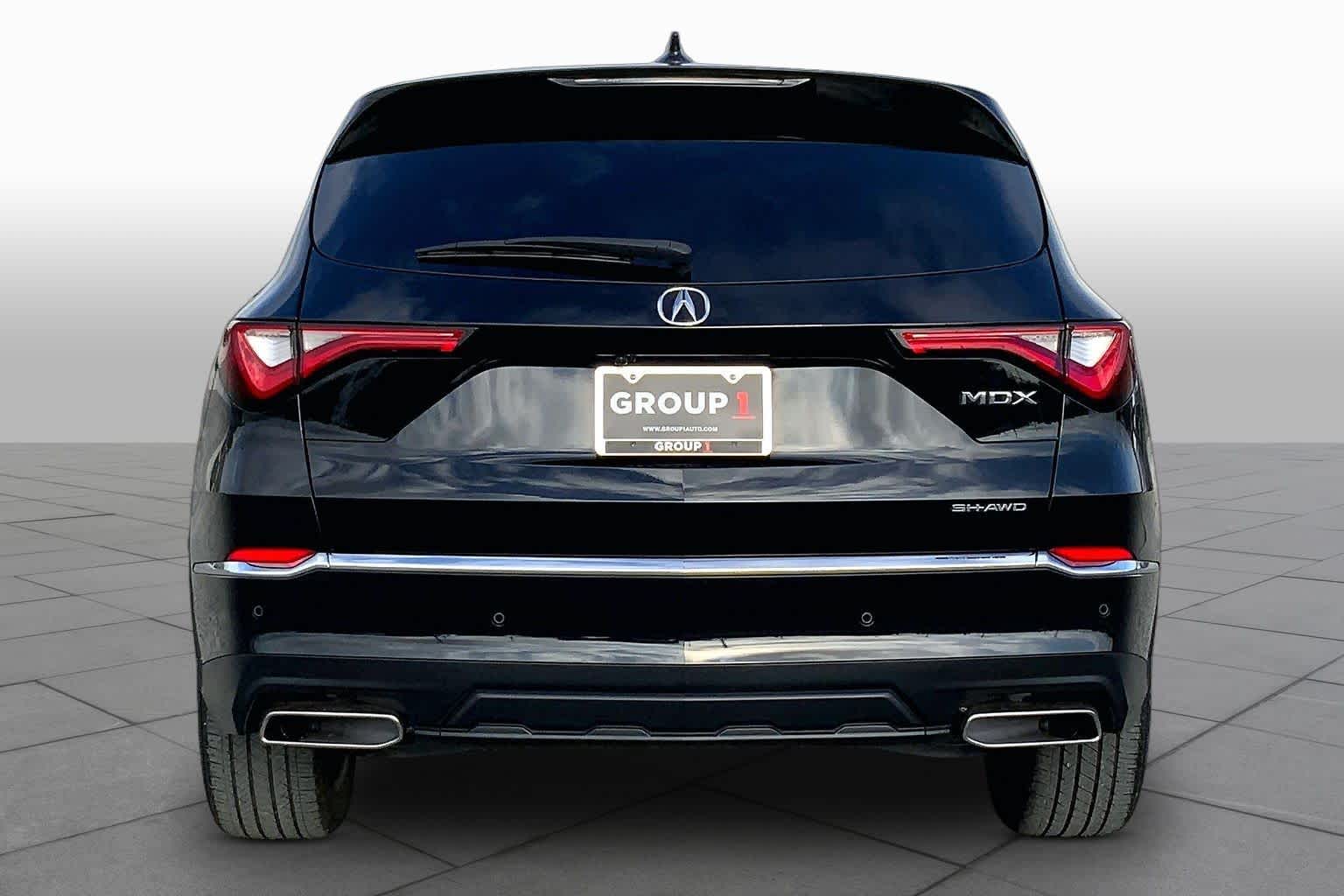 2024 Acura MDX w/Technology Package Majestic Black Pearl at AutoNation Chrysler Jeep Dodge Ram Spring