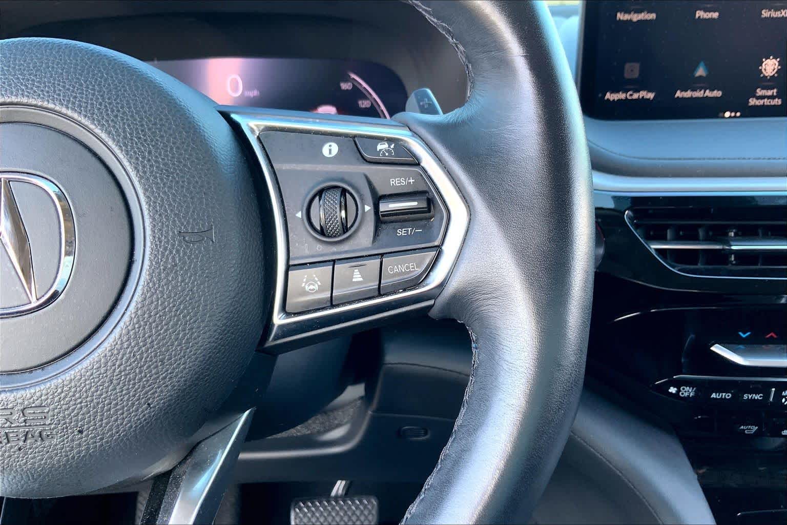 2024 Acura MDX w/Technology Package Majestic Black Pearl at AutoNation Chrysler Jeep Dodge Ram Spring
