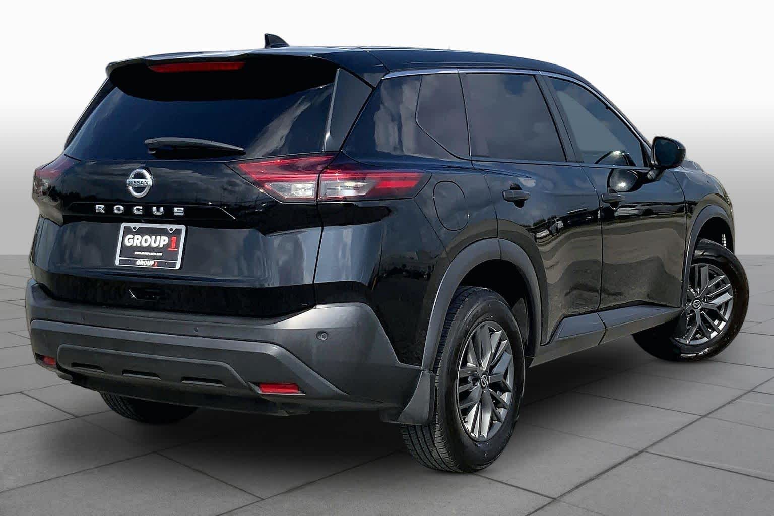 2021 Nissan Rogue S Super Black at Tomball Chrysler Dodge Jeep Ram