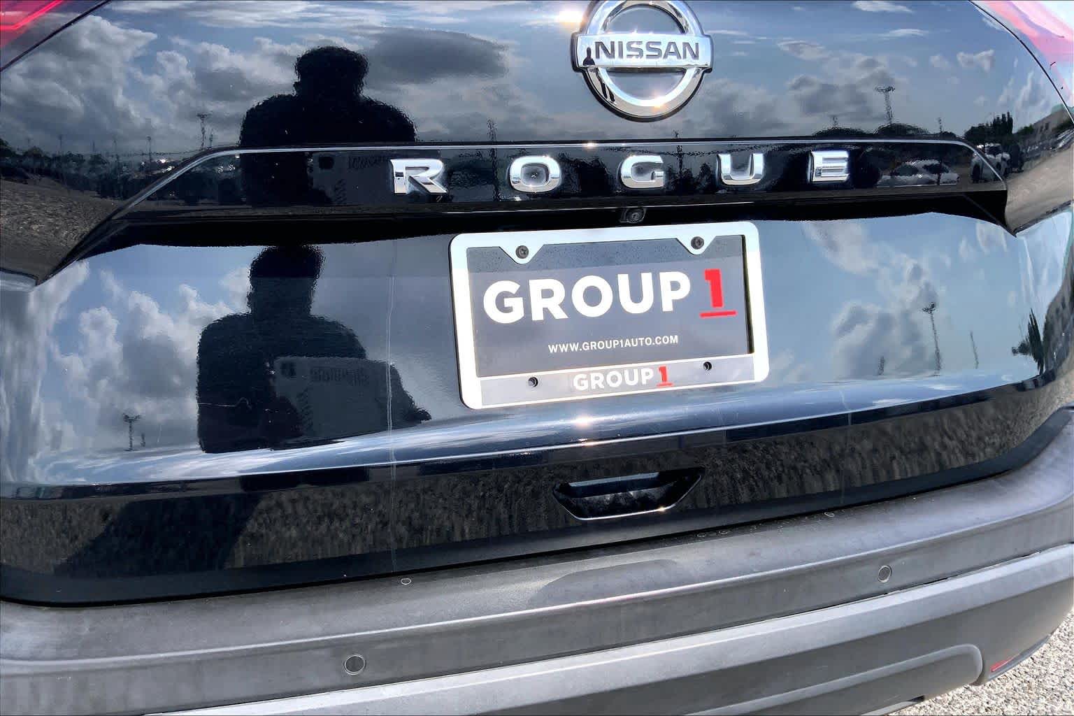 2021 Nissan Rogue S Super Black at Tomball Chrysler Dodge Jeep Ram