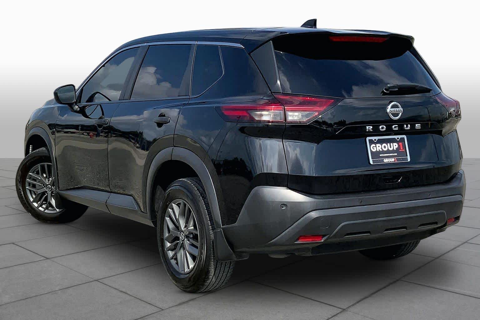 2021 Nissan Rogue S Super Black at Tomball Chrysler Dodge Jeep Ram