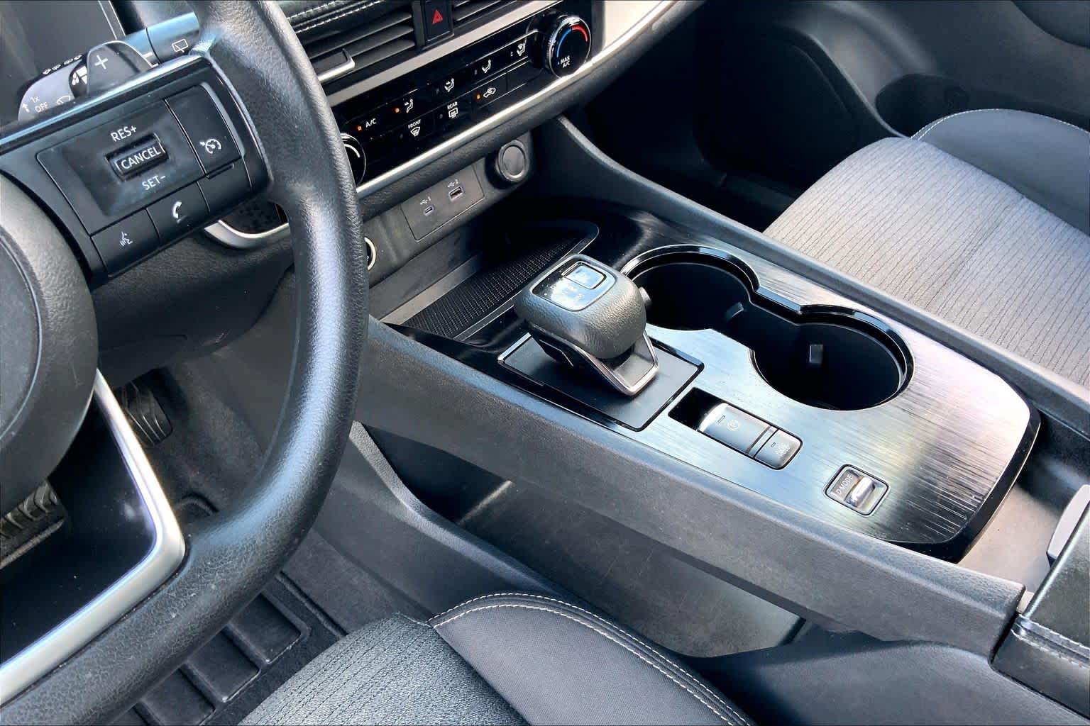2021 Nissan Rogue S Super Black at Tomball Chrysler Dodge Jeep Ram