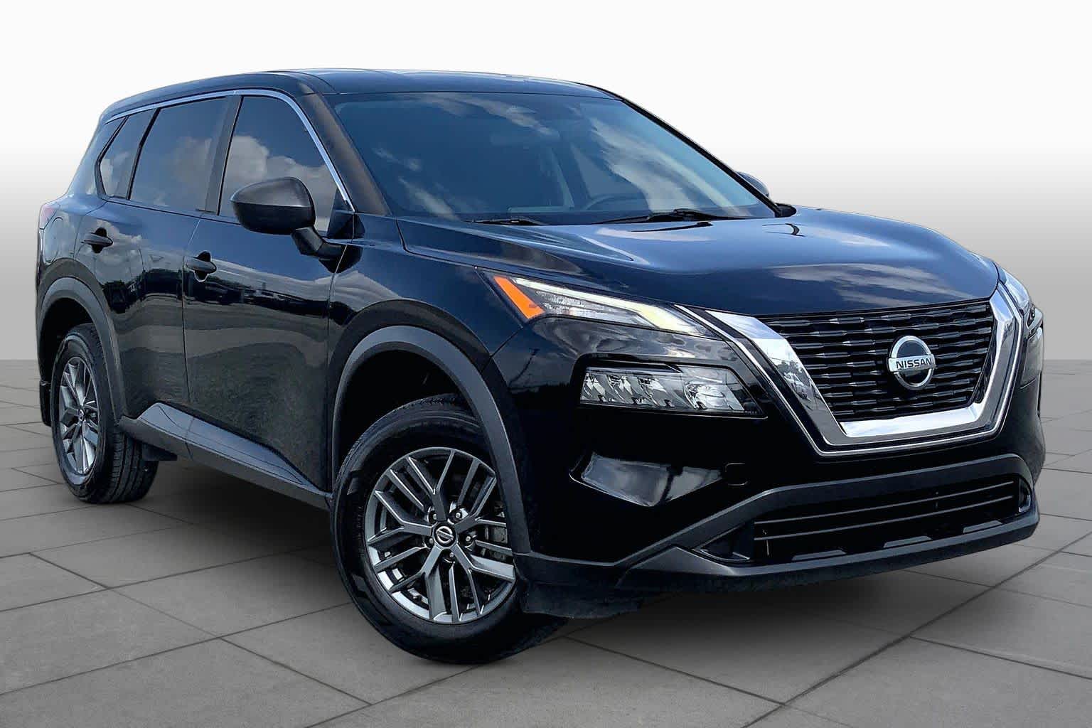 2021 Nissan Rogue S Super Black at Tomball Chrysler Dodge Jeep Ram