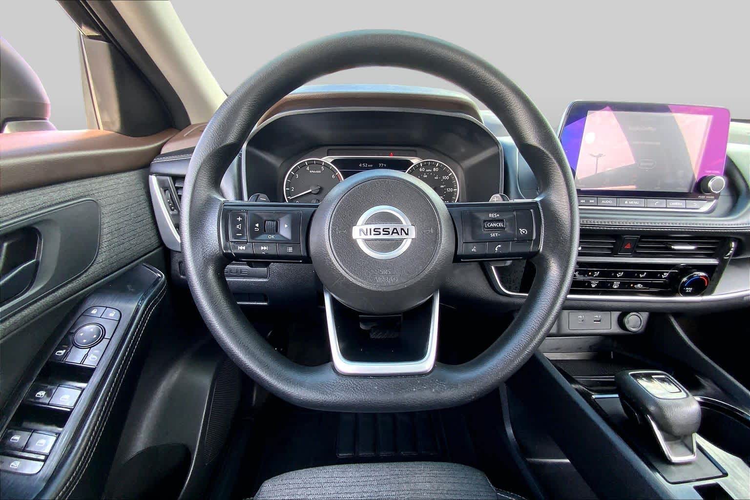 2021 Nissan Rogue S Super Black at Tomball Chrysler Dodge Jeep Ram