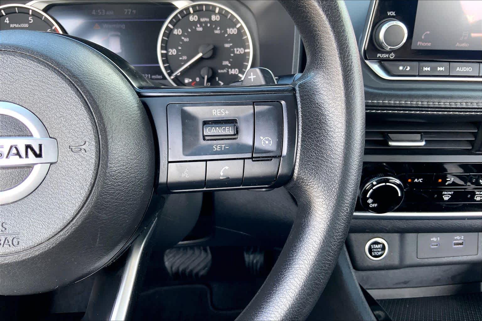 2021 Nissan Rogue S Super Black at Tomball Chrysler Dodge Jeep Ram