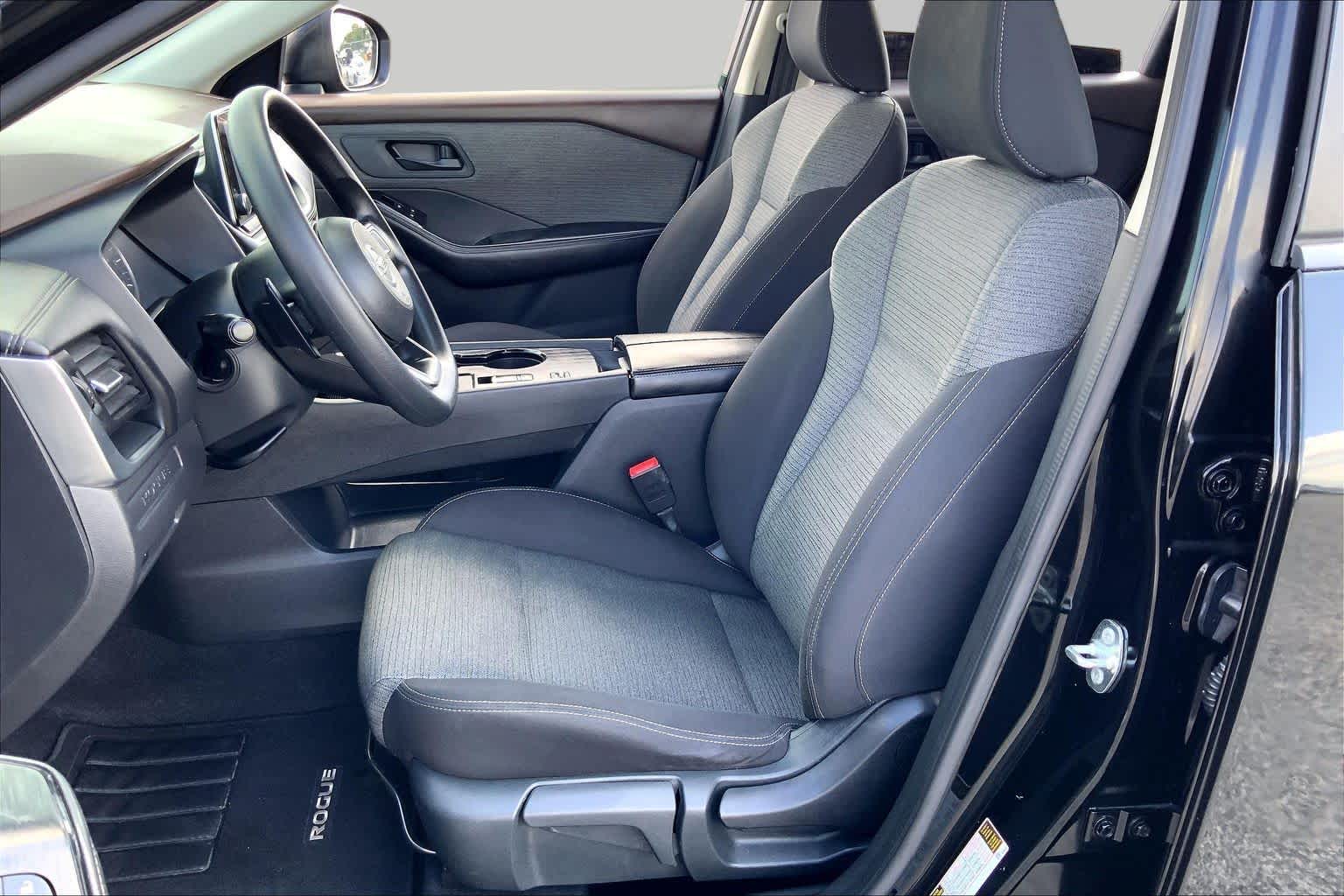 2021 Nissan Rogue S Super Black at Tomball Chrysler Dodge Jeep Ram