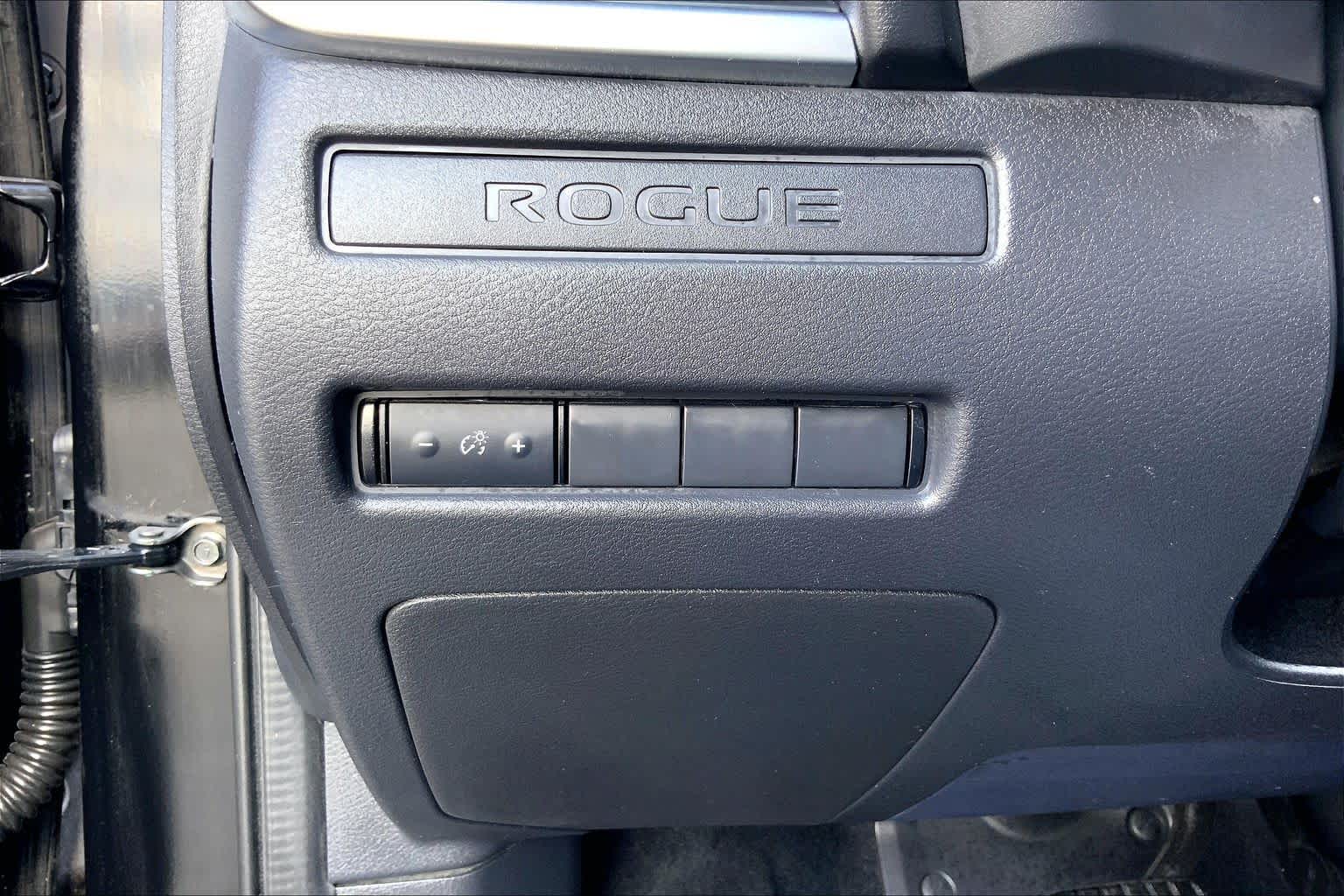 2021 Nissan Rogue S Super Black at Tomball Chrysler Dodge Jeep Ram