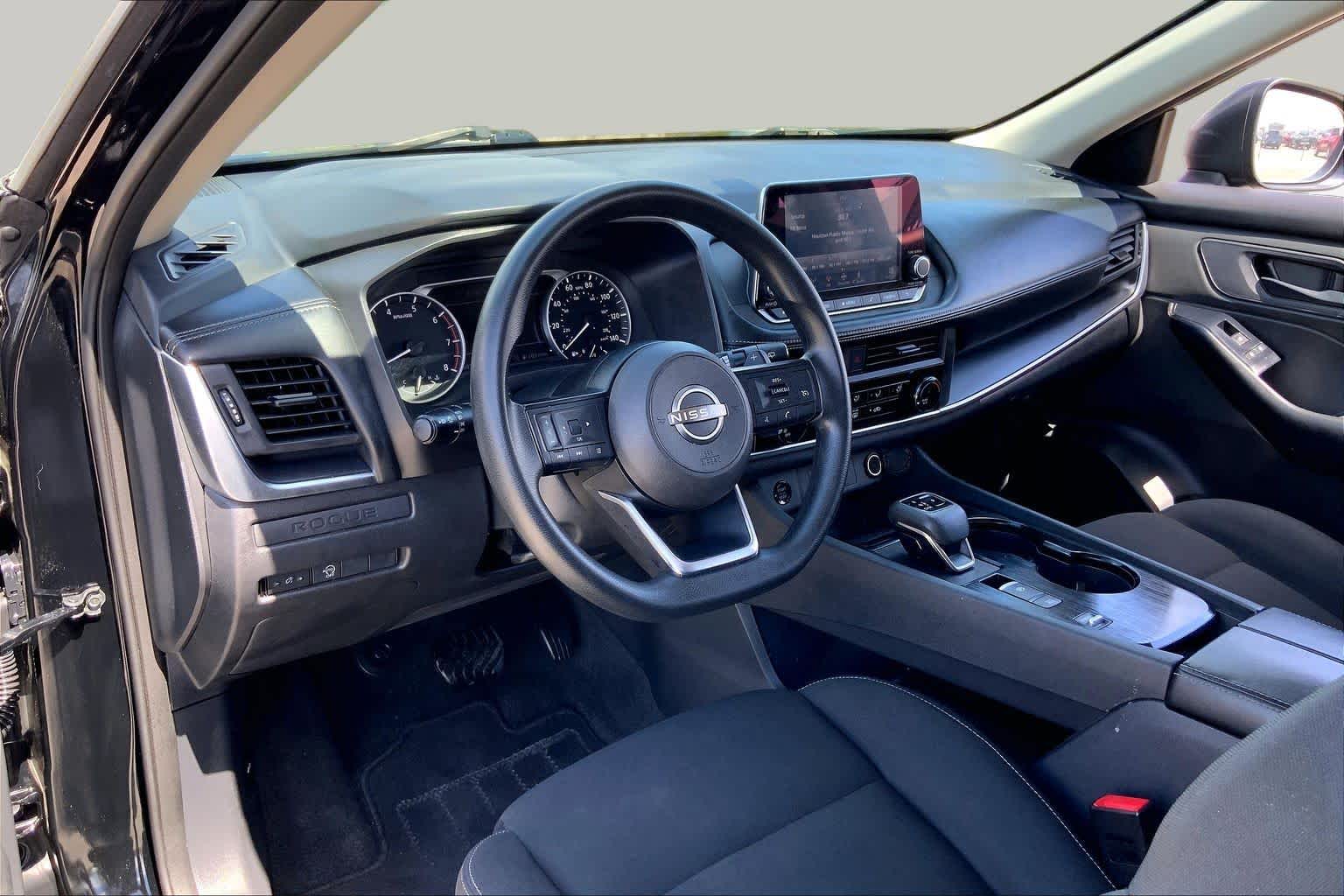 2024 Nissan Rogue S Super Black at Beck & Masten Kia