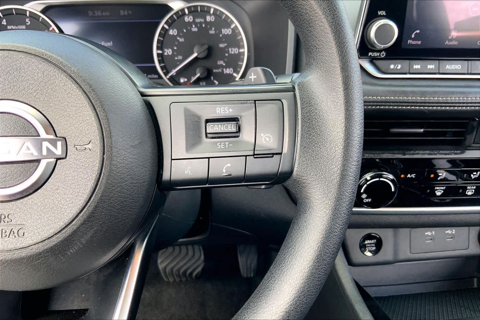 2024 Nissan Rogue S Brilliant Silver Metallic at Beck & Masten Kia
