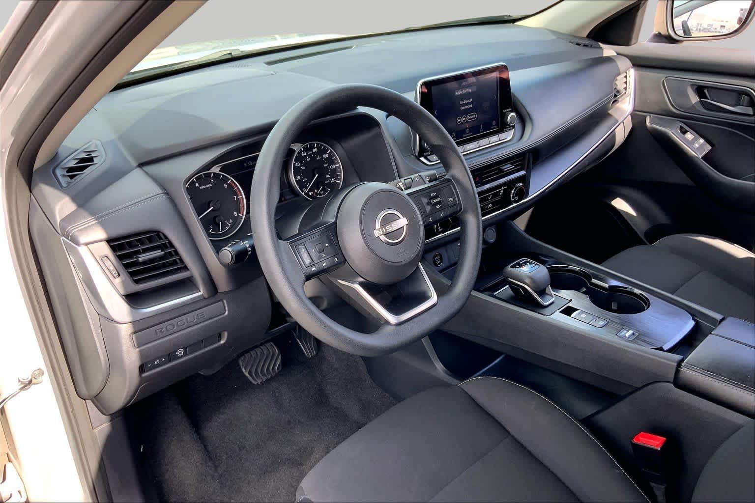 2024 Nissan Rogue S Brilliant Silver Metallic at Beck & Masten Kia