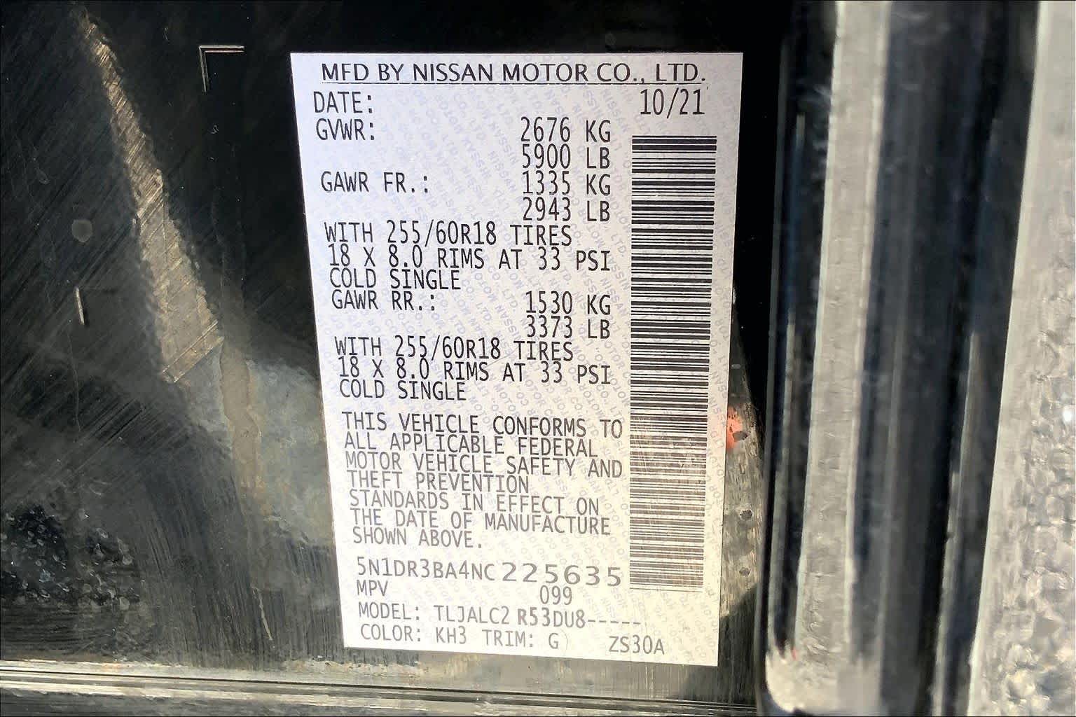 2022 Nissan Pathfinder photo 36 of 36
