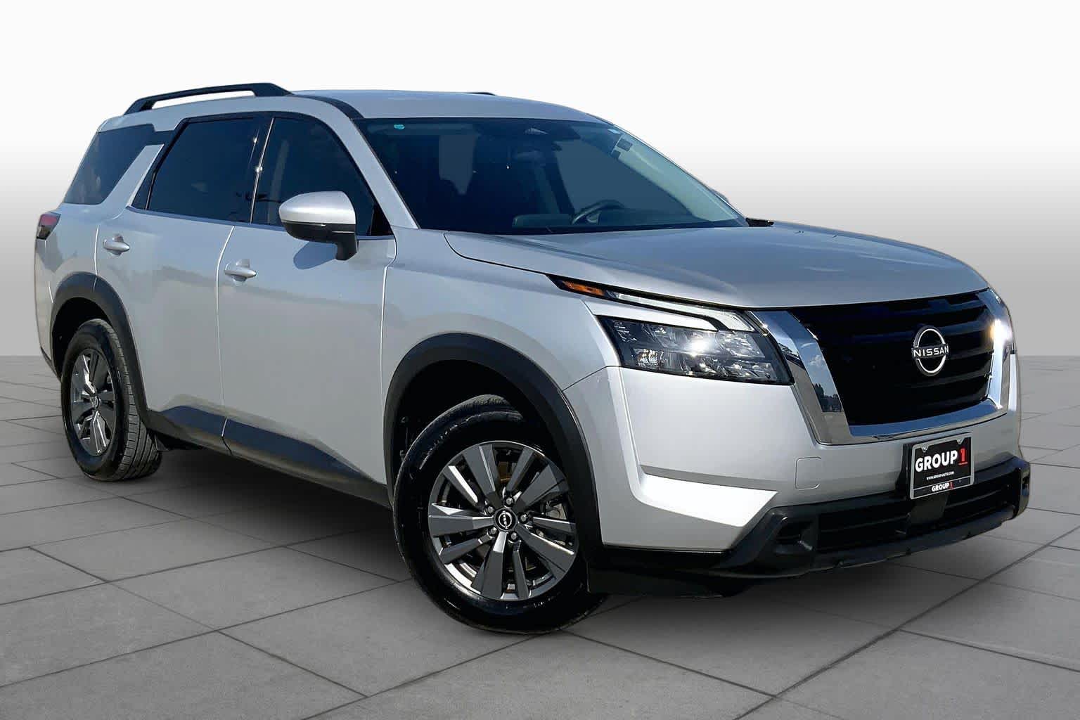2023 Nissan Pathfinder SV Brilliant Silver Metallic at Group 1 Toyota Southwest