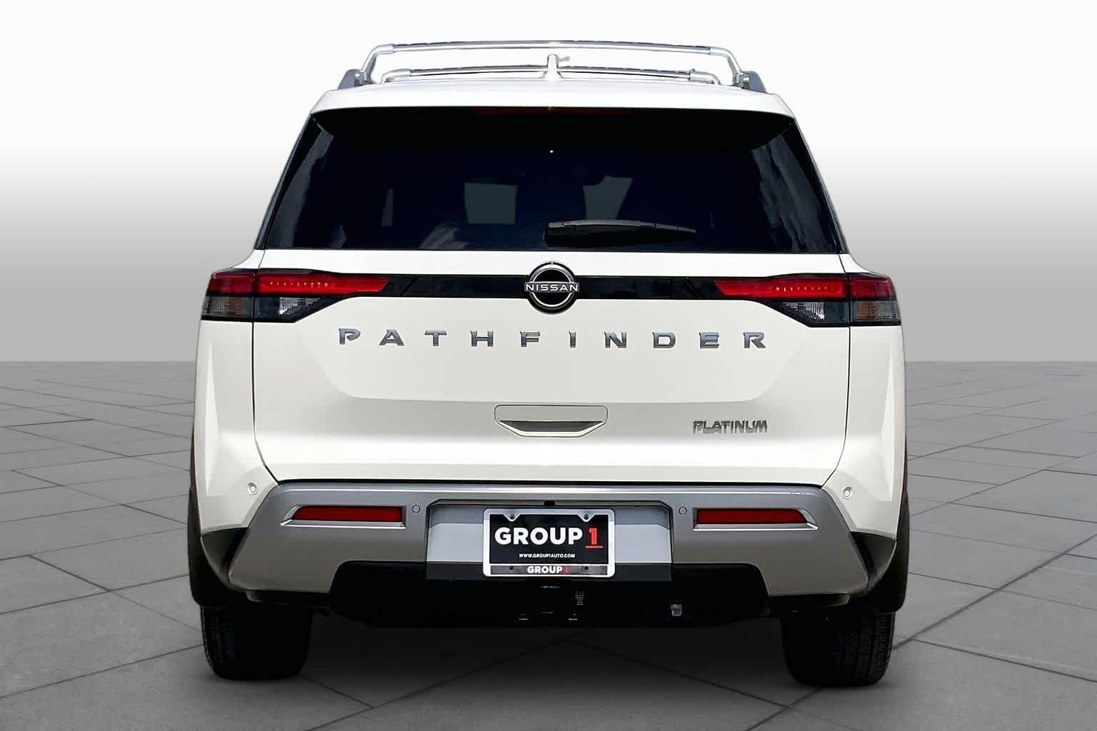 2024 Nissan Pathfinder Platinum Pearl White Tricoat at Sterling McCall Nissan