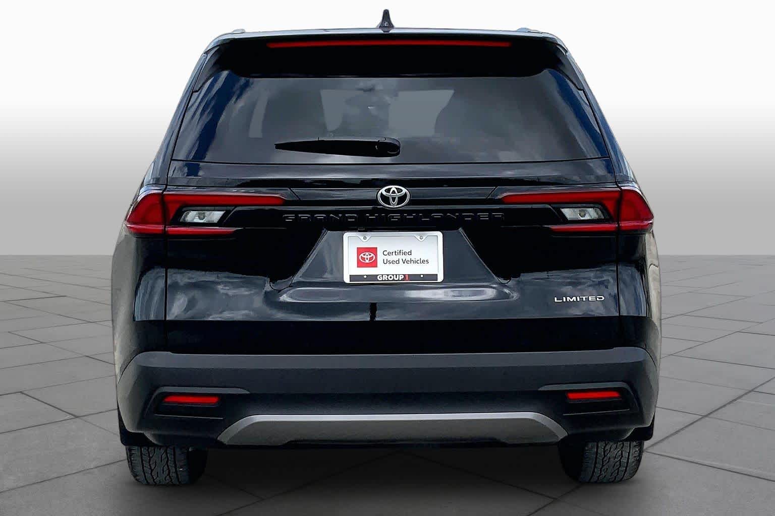 2025 Toyota Grand Highlander Limited Midnight Black Metallic at Group 1 Toyota Southwest