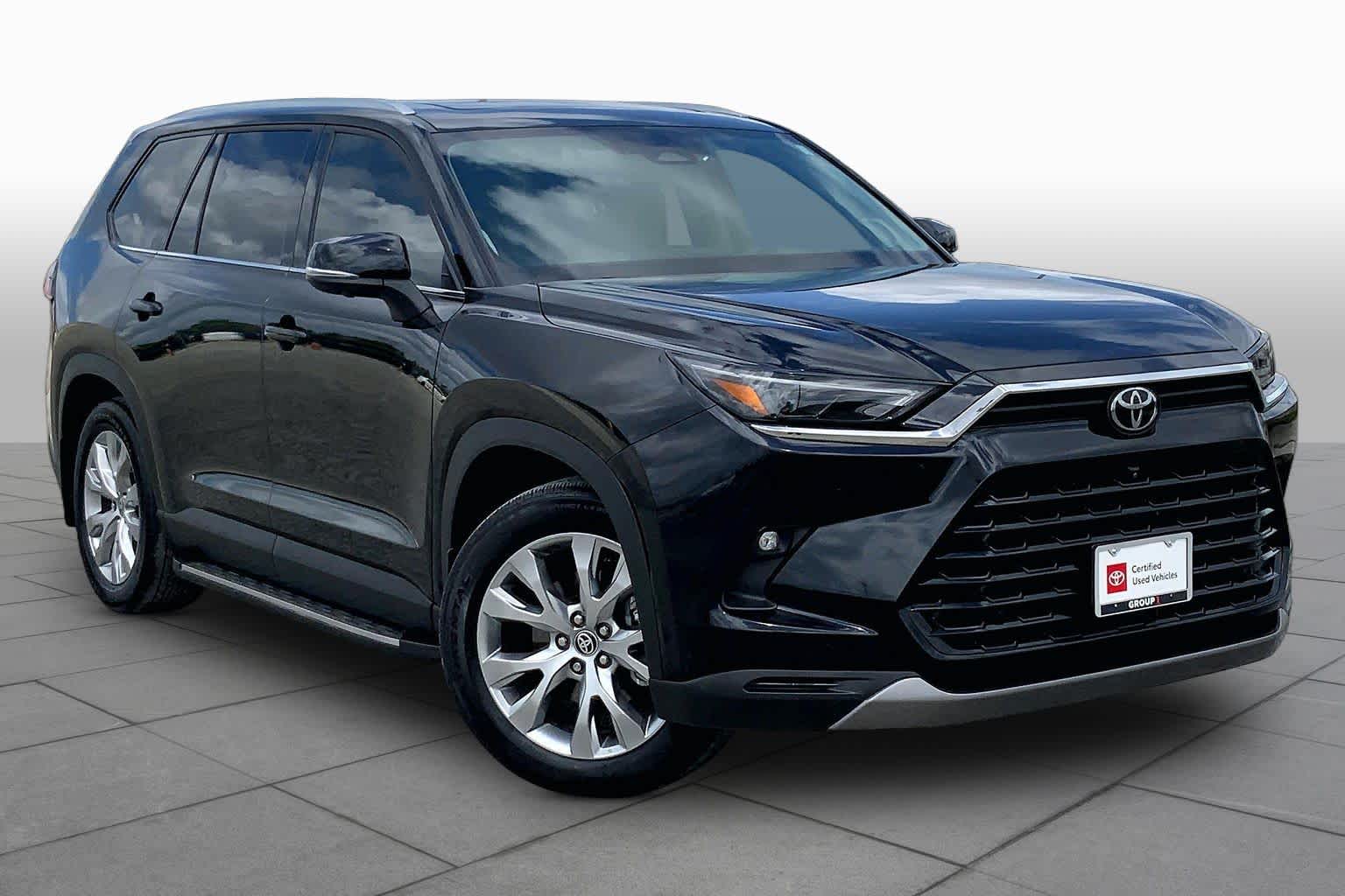 2025 Toyota Grand Highlander Limited Midnight Black Metallic at Group 1 Toyota Southwest