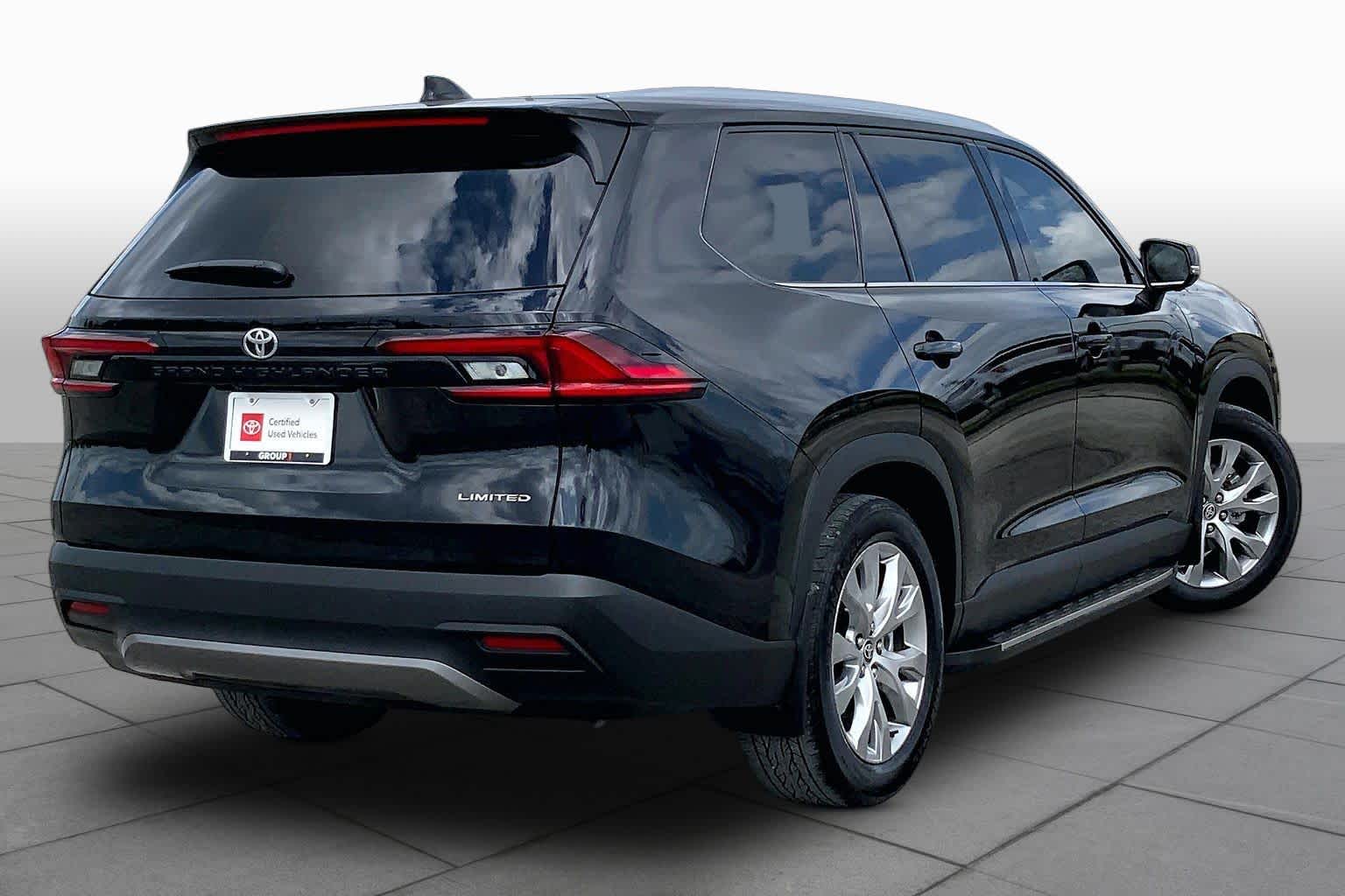 2025 Toyota Grand Highlander Limited Midnight Black Metallic at Group 1 Toyota Southwest