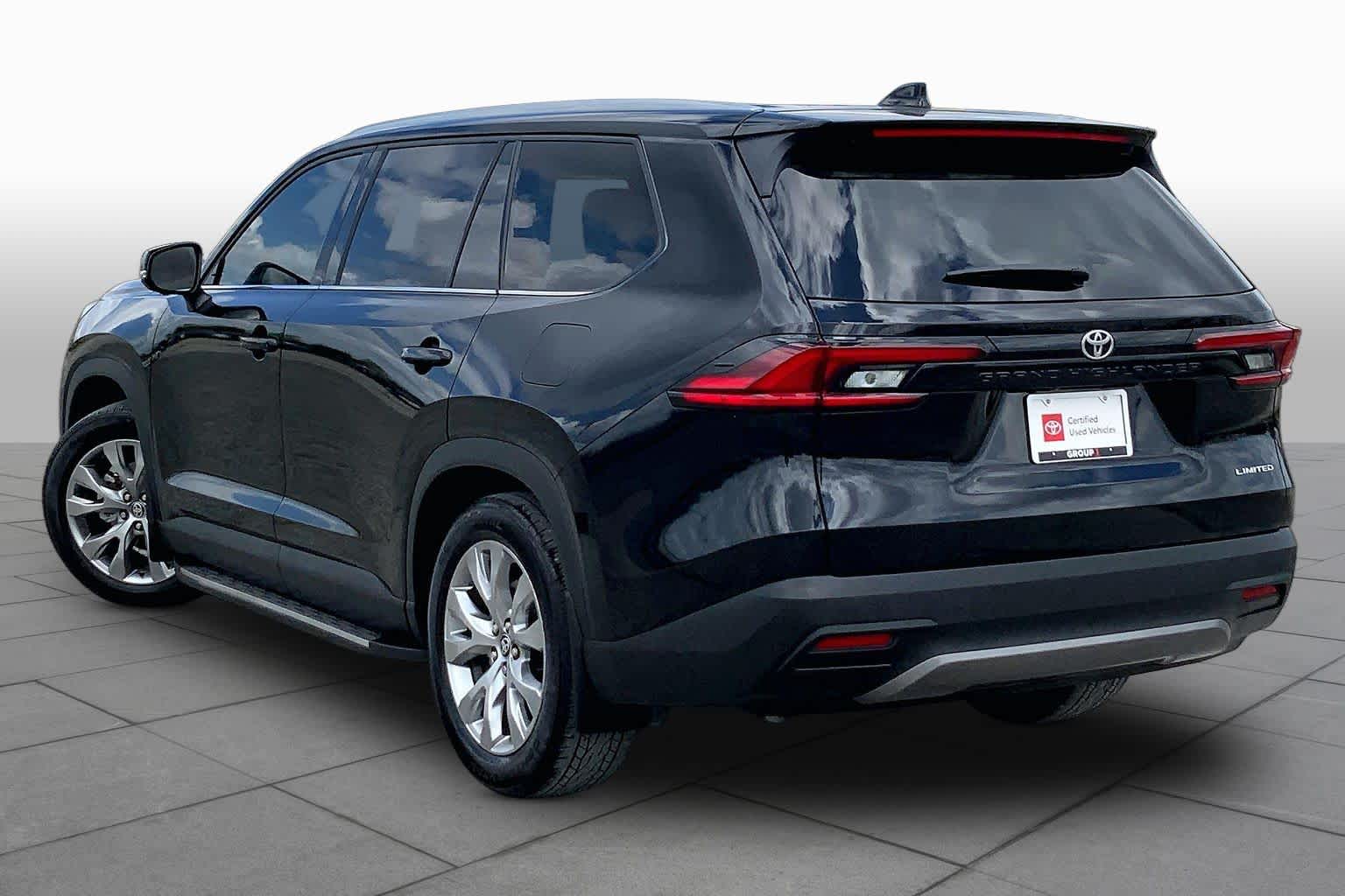 2025 Toyota Grand Highlander Limited Midnight Black Metallic at Group 1 Toyota Southwest