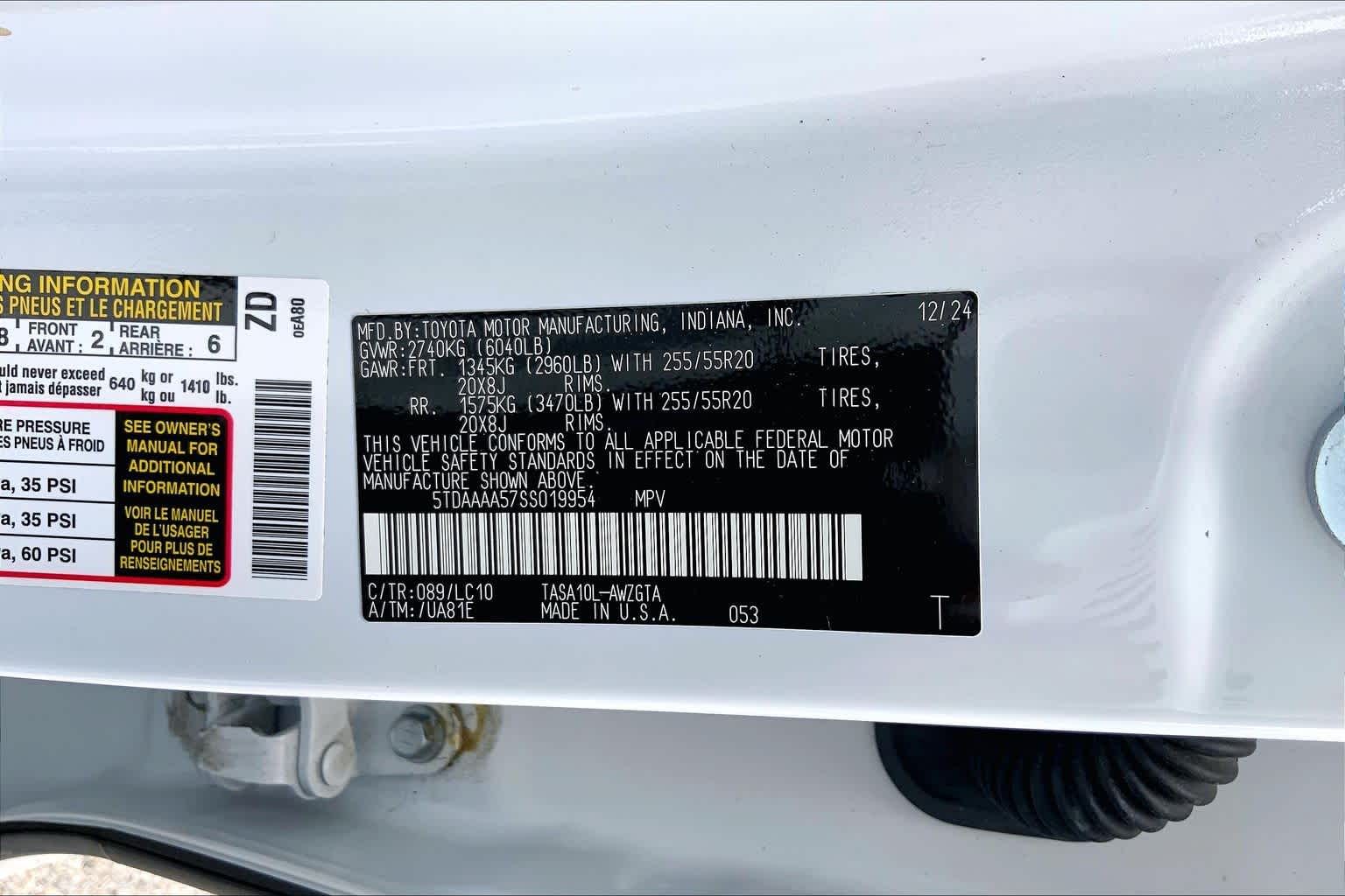 2025 Toyota Grand Highlander Limited Wind Chill Pearl at Group 1 Toyota Southwest