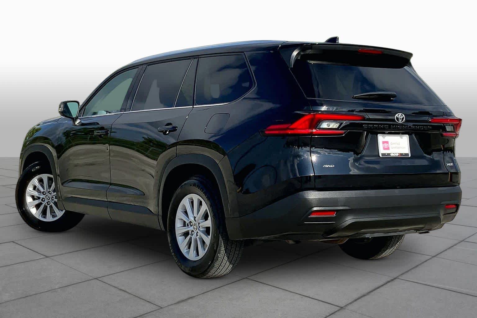 2025 Toyota Grand Highlander XLE Midnight Black Metallic at Group 1 Toyota Southwest