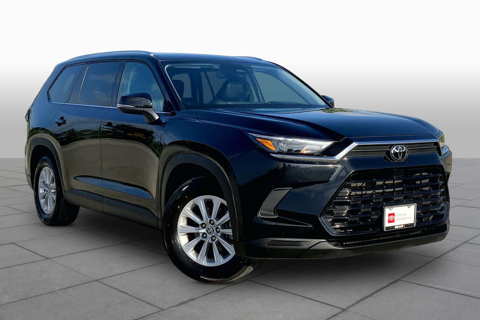 2025 Toyota Grand Highlander XLE Midnight Black Metallic at Group 1 Toyota Southwest