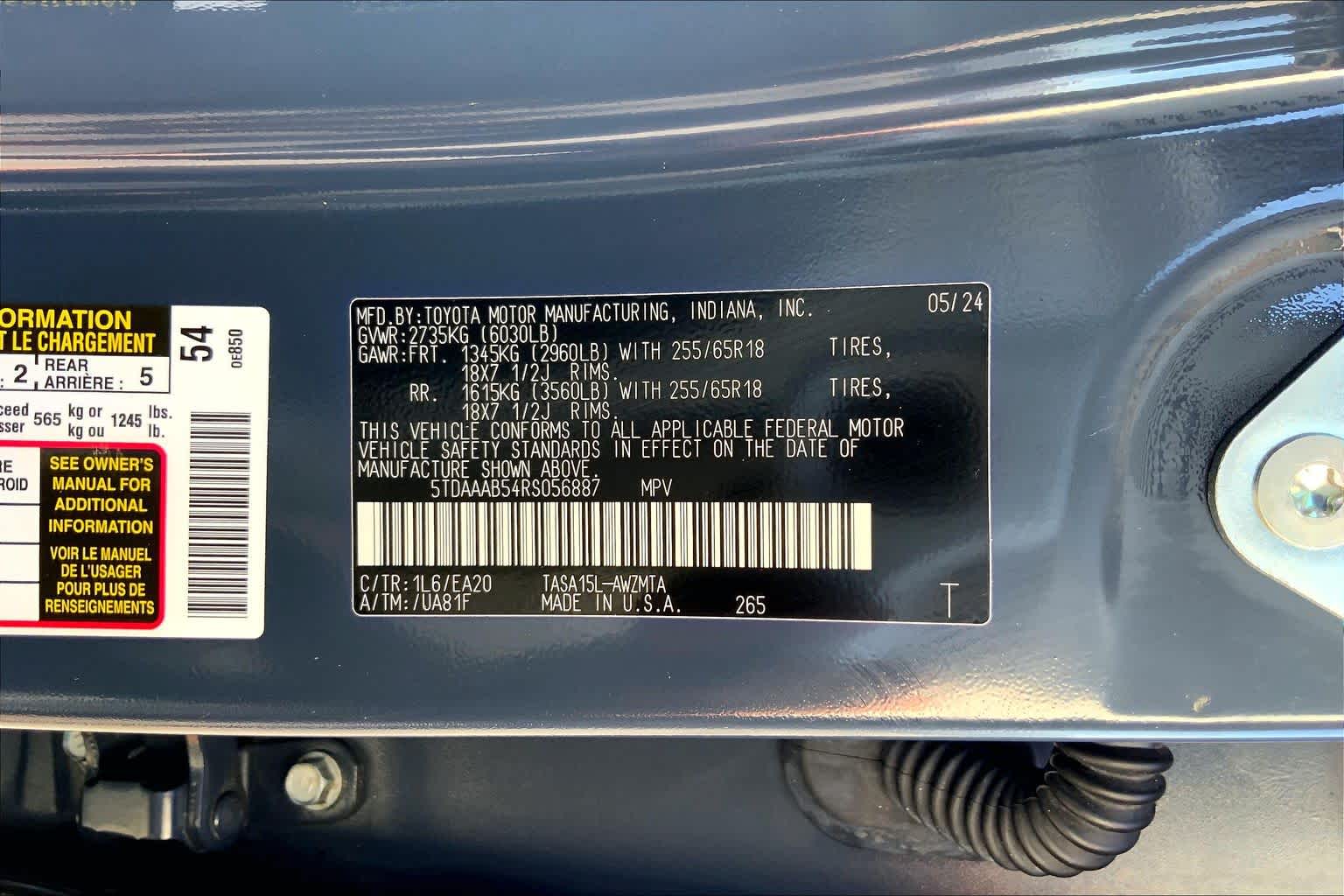 2024 Toyota Grand Highlander XLE Storm Cloud at Group 1 Toyota Southwest
