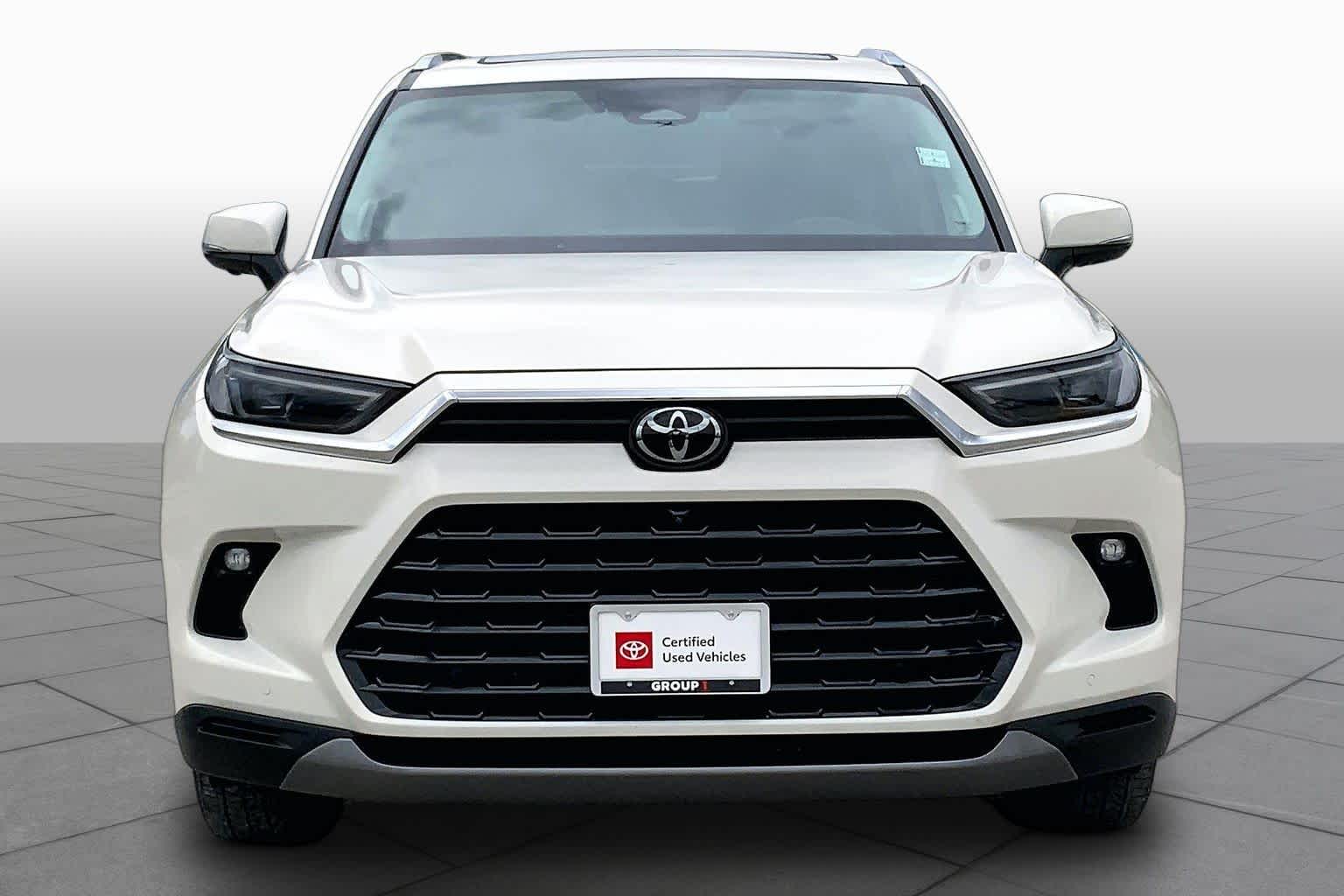 2024 Toyota Grand Highlander Hybrid Limited Coastal Cream at Group 1 Toyota Southwest