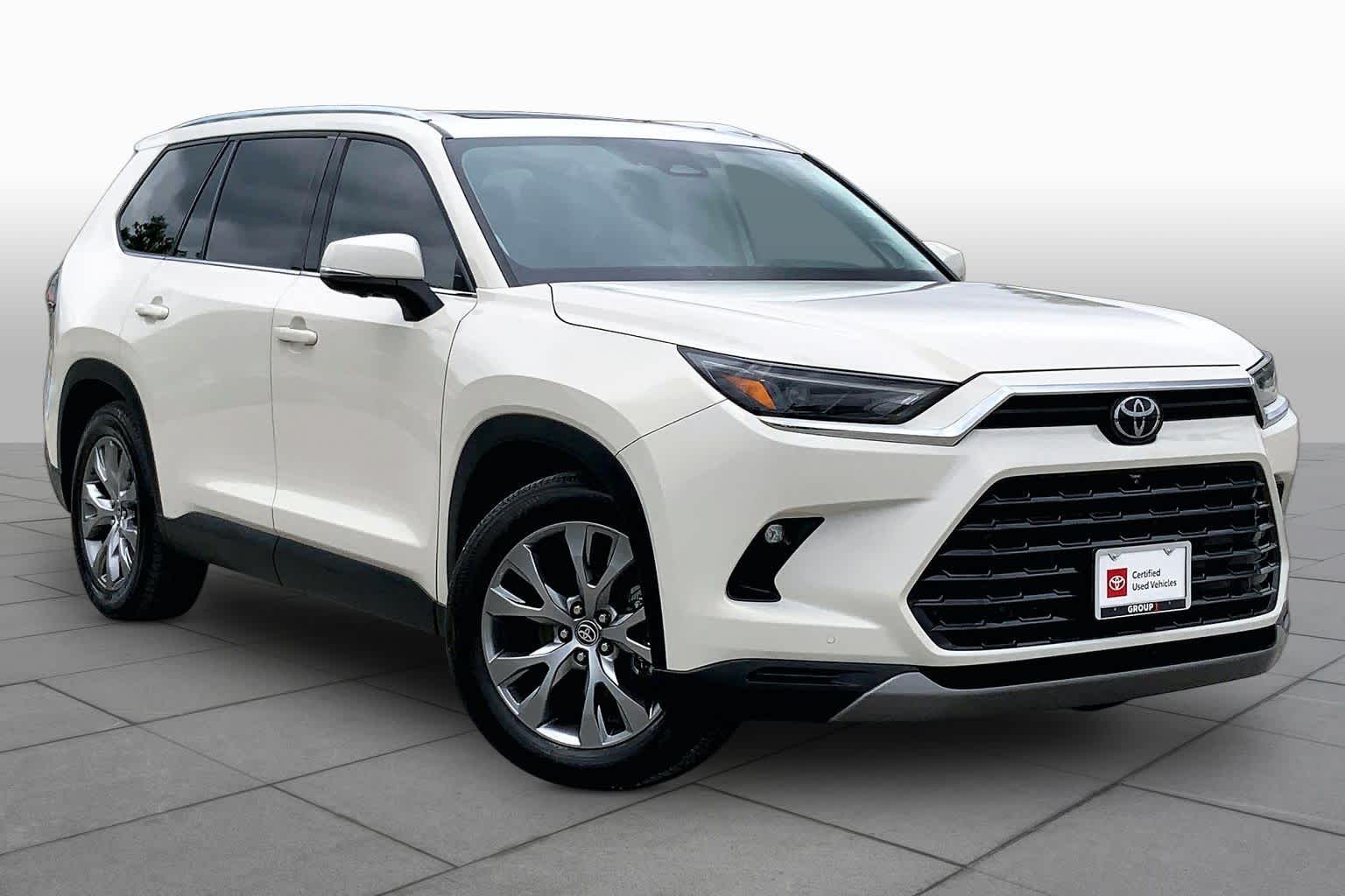 2024 Toyota Grand Highlander Hybrid Limited Coastal Cream at Group 1 Toyota Southwest
