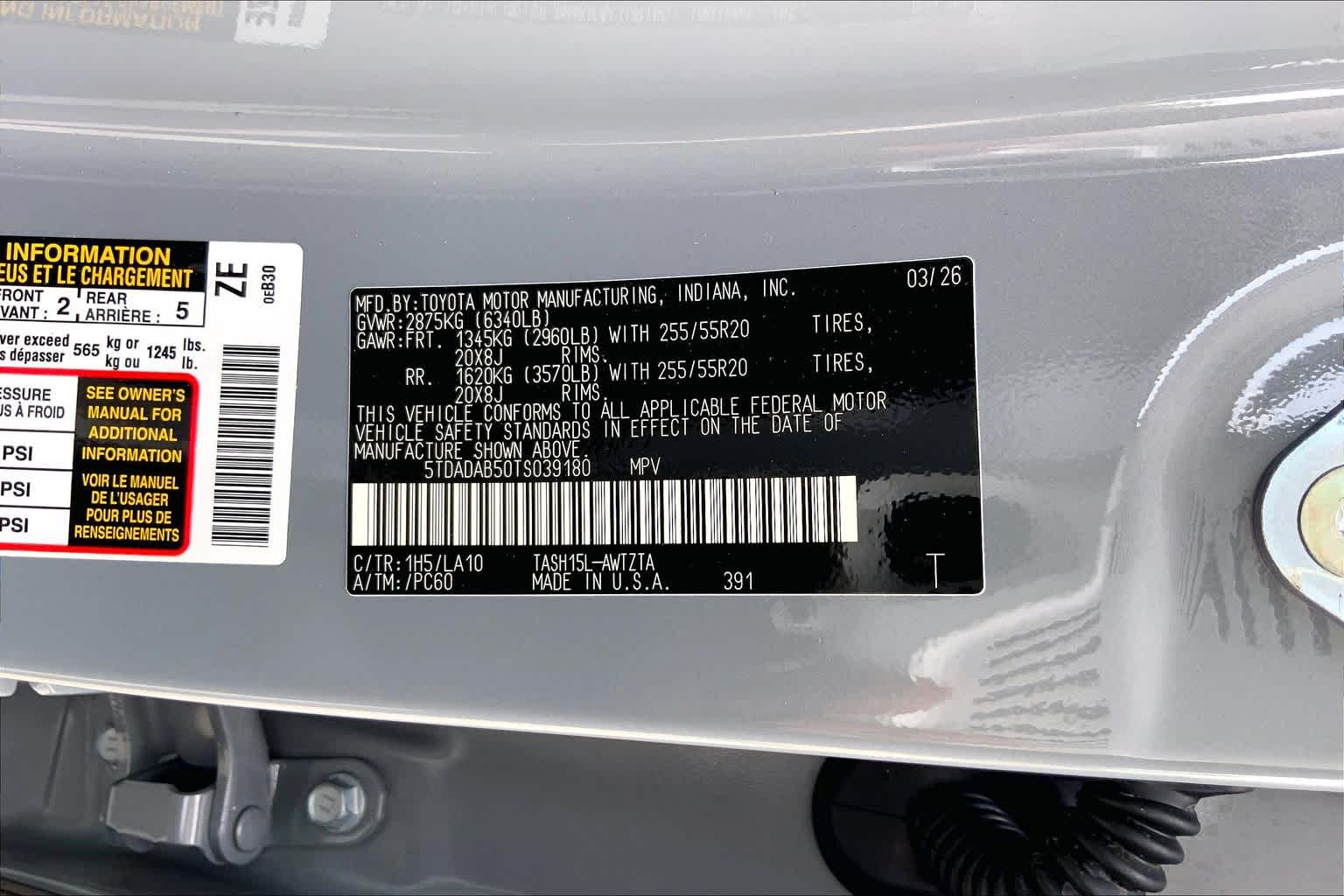 2026 Toyota Grand Highlander Hybrid MAX Platinum Cement at Group 1 Toyota Southwest