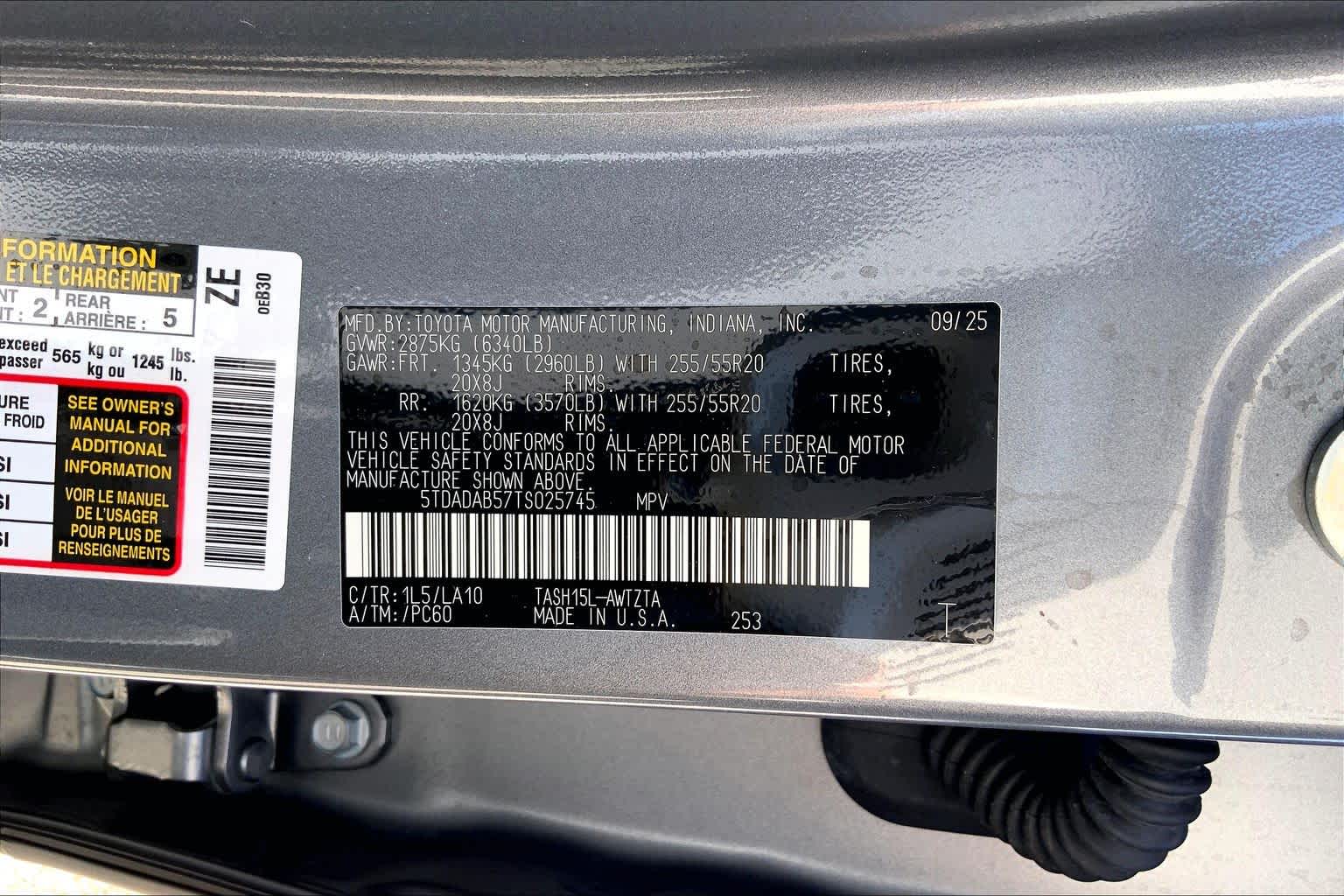 2026 Toyota Grand Highlander Hybrid MAX Platinum Heavy Metal at Team Toyota