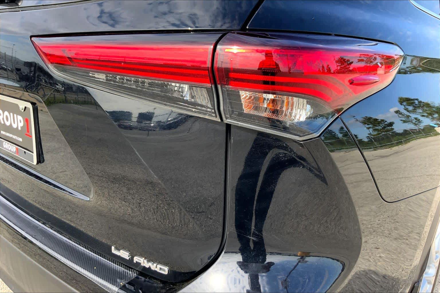 2021 Toyota Highlander LE Midnight Black Metallic at Group 1 Toyota Southwest