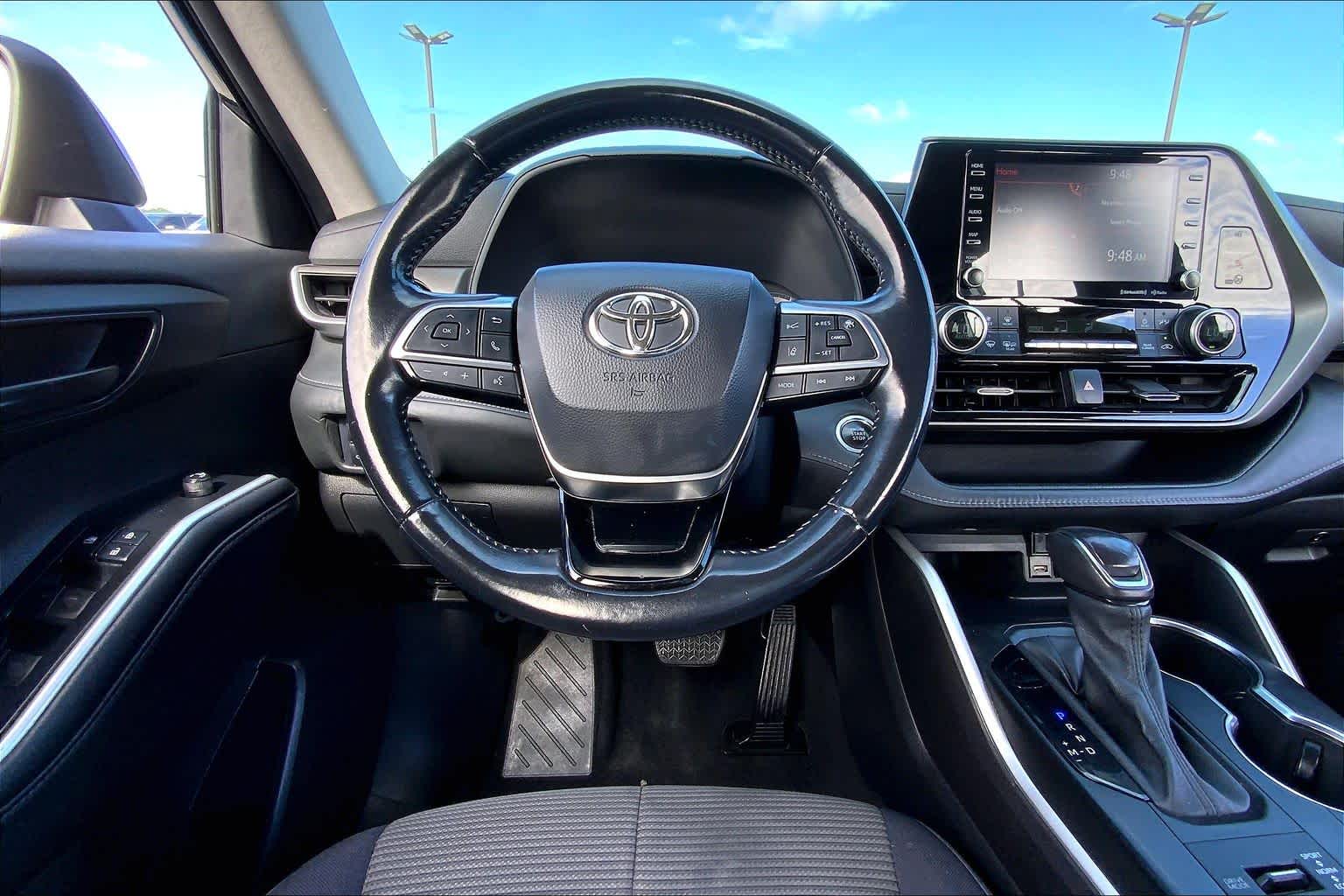2021 Toyota Highlander LE Midnight Black Metallic at Group 1 Toyota Southwest