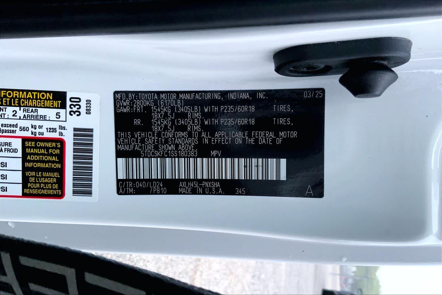 2025 Toyota Sienna XSE Ice Cap at Group 1 Toyota Southwest