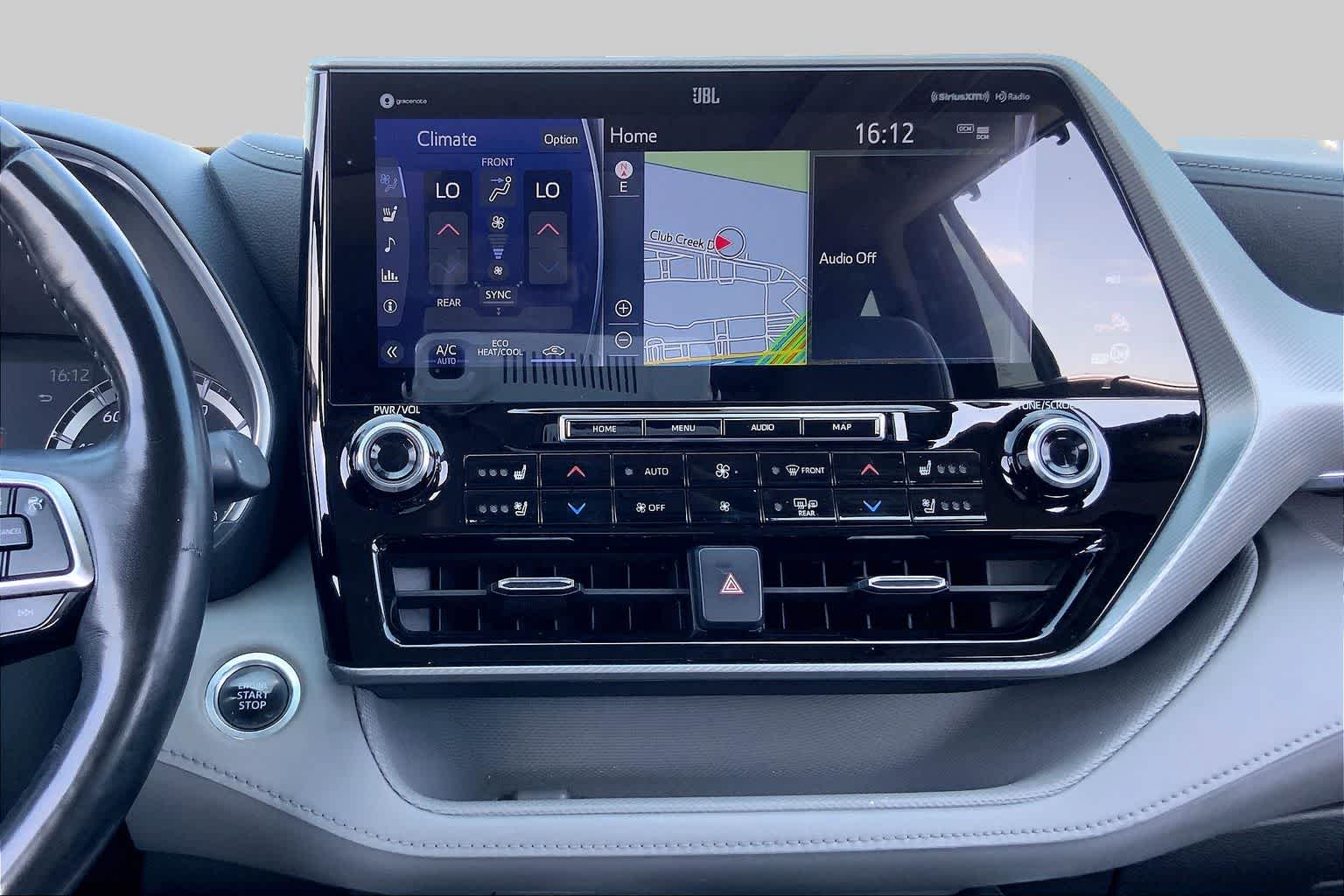 2021 Toyota Highlander Platinum Midnight Black Metallic at Group 1 Toyota Southwest
