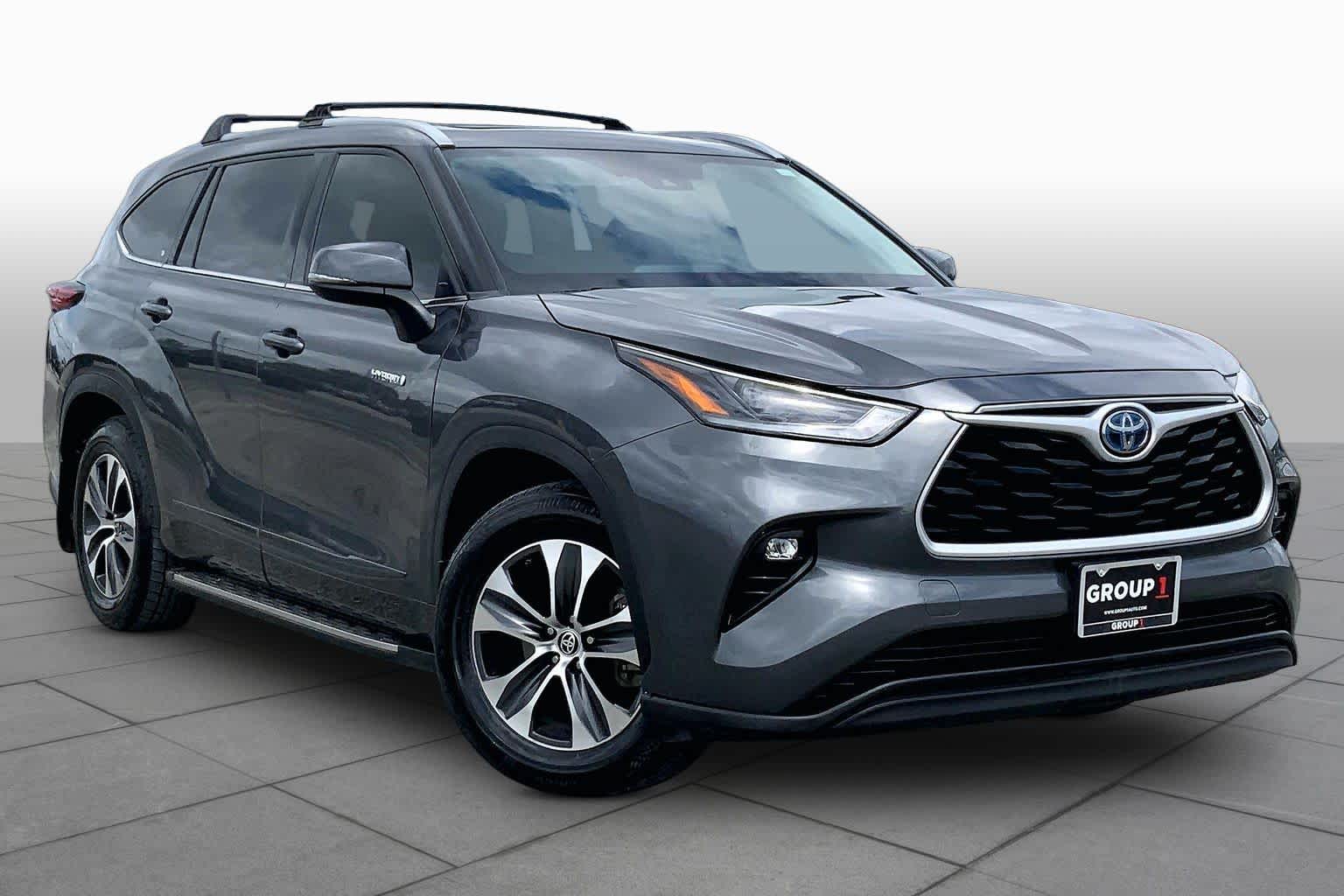 2021 Toyota Highlander Hybrid XLE Magnetic Gray Metallic at HGreg Houston
