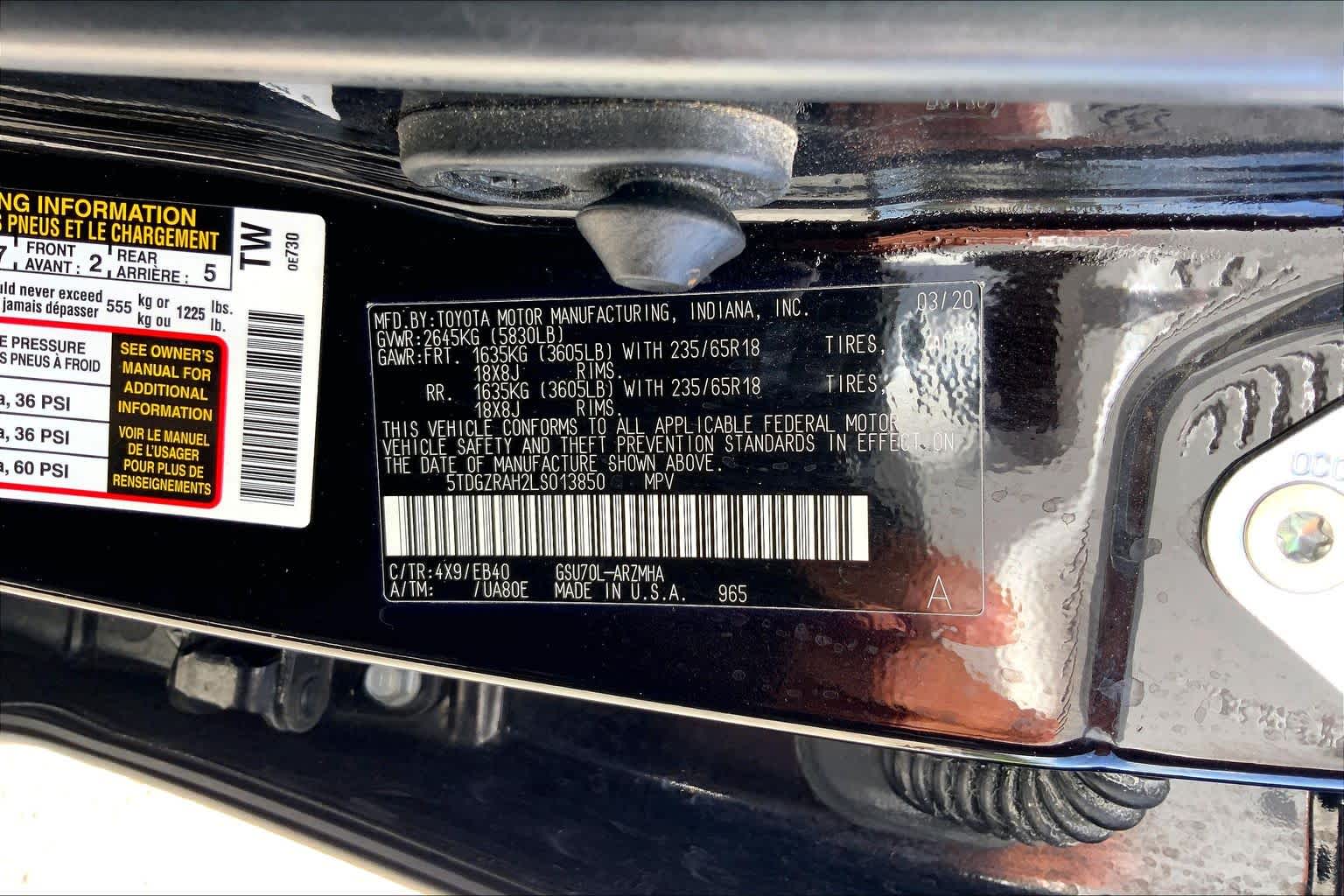 2020 Toyota Highlander XLE Opulent Amber at Group 1 Toyota Southwest