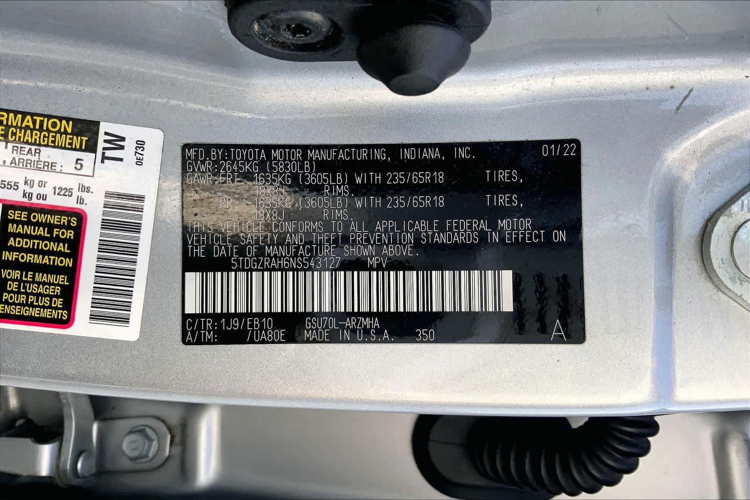 2022 Toyota Highlander XLE Celestial Silver Metallic at Group 1 Toyota Southwest