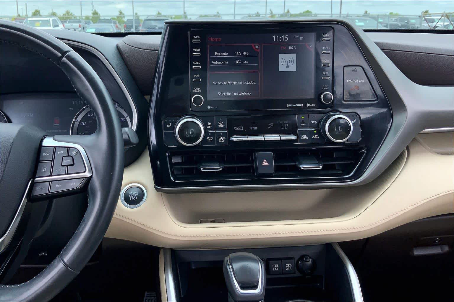 2021 Toyota Highlander XLE Ruby Flare Pearl at AutoNation Toyota Gulf Fwy