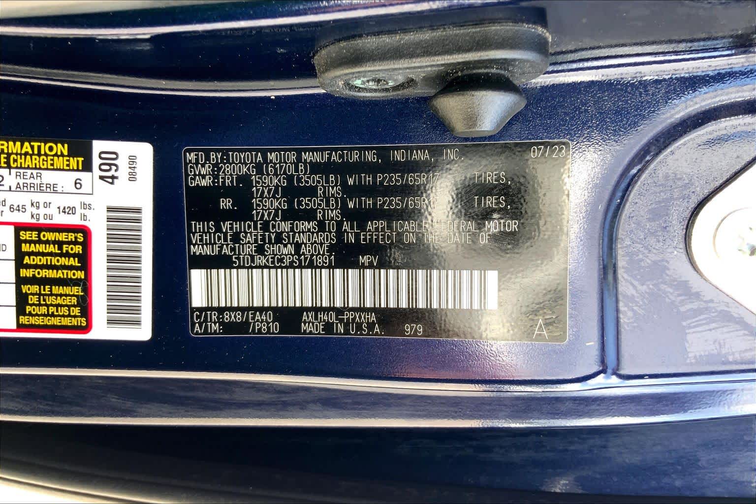 2023 Toyota Sienna XLE Blueprint at Group 1 Toyota Southwest