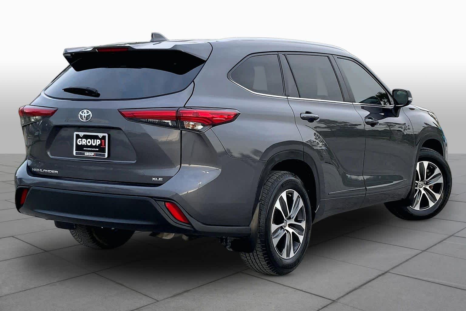2023 Toyota Highlander XLE Magnetic Gray Metallic at Group 1 Toyota Southwest