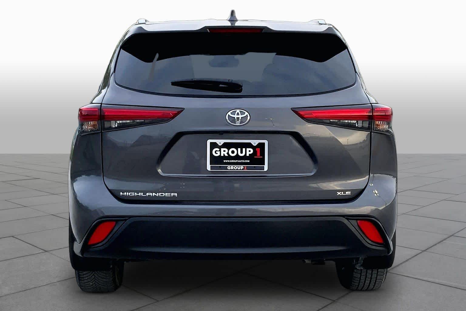 2023 Toyota Highlander XLE Magnetic Gray Metallic at Group 1 Toyota Southwest