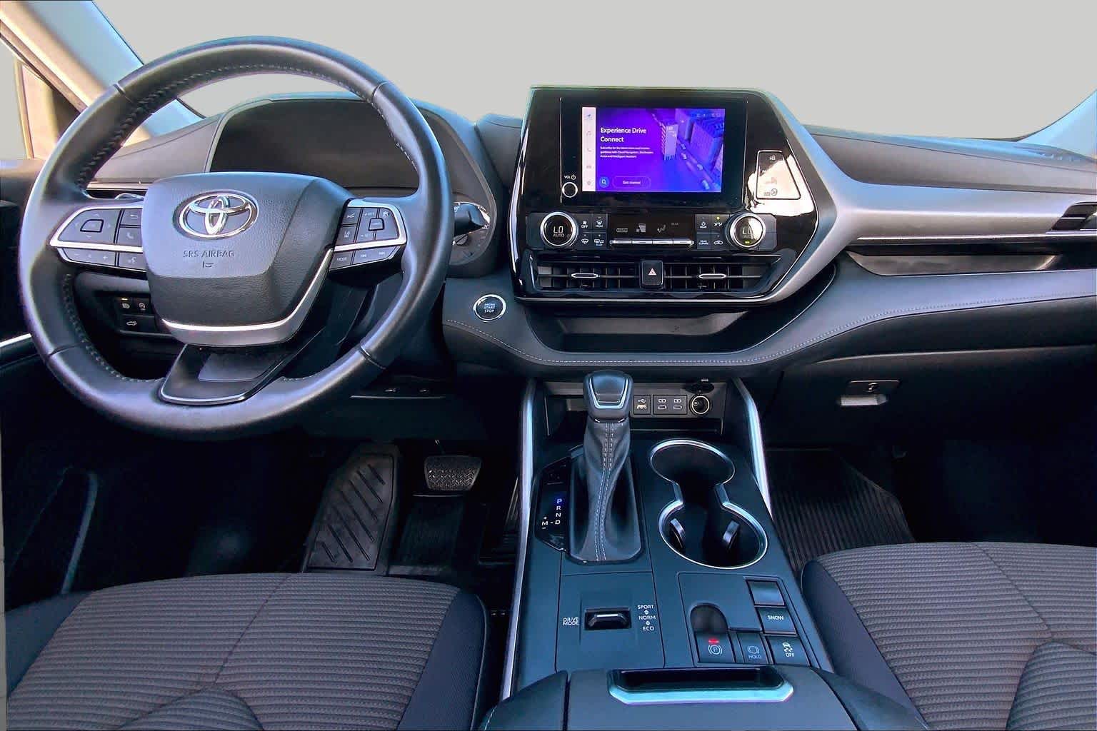 2023 Toyota Highlander LE Midnight Black Metallic at Group 1 Toyota Southwest