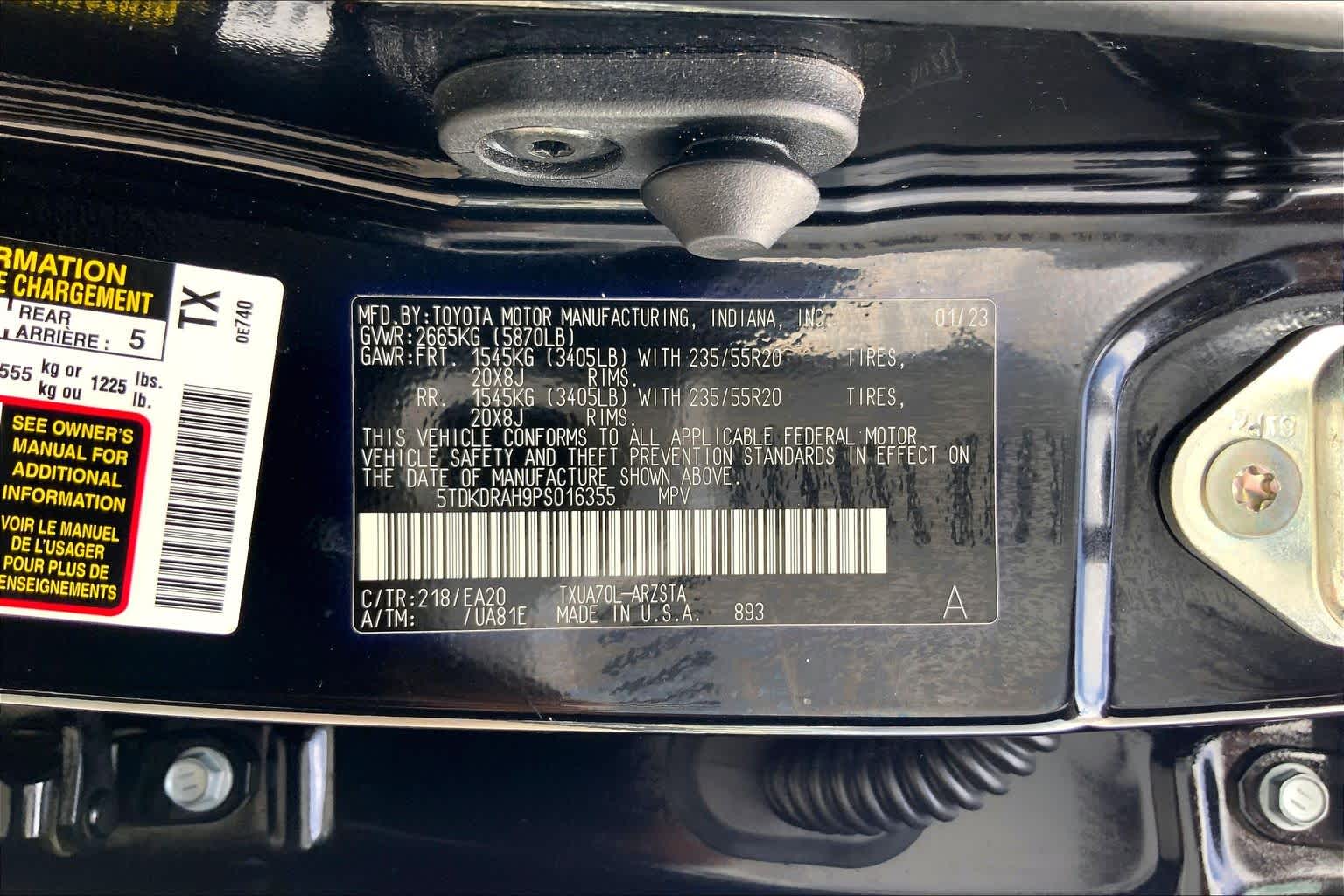 2023 Toyota Highlander photo 36 of 36