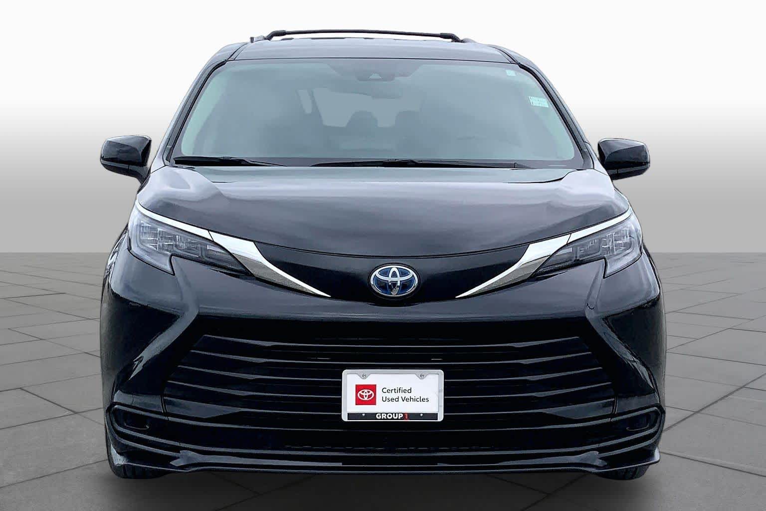 2024 Toyota Sienna LE Midnight Black Metallic at AutoNation Toyota Gulf Fwy