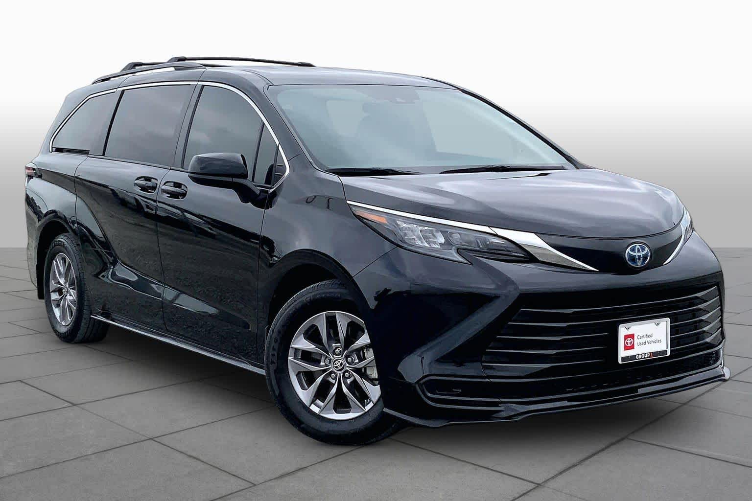 2024 Toyota Sienna LE Midnight Black Metallic at AutoNation Toyota Gulf Fwy