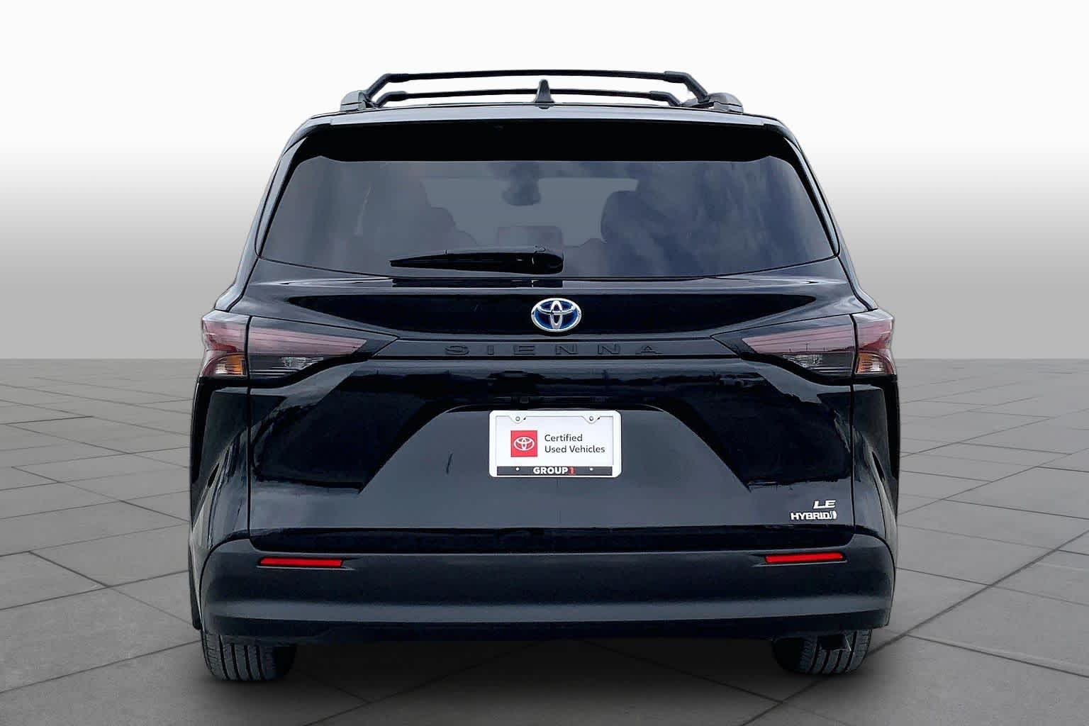 2024 Toyota Sienna LE Midnight Black Metallic at AutoNation Toyota Gulf Fwy
