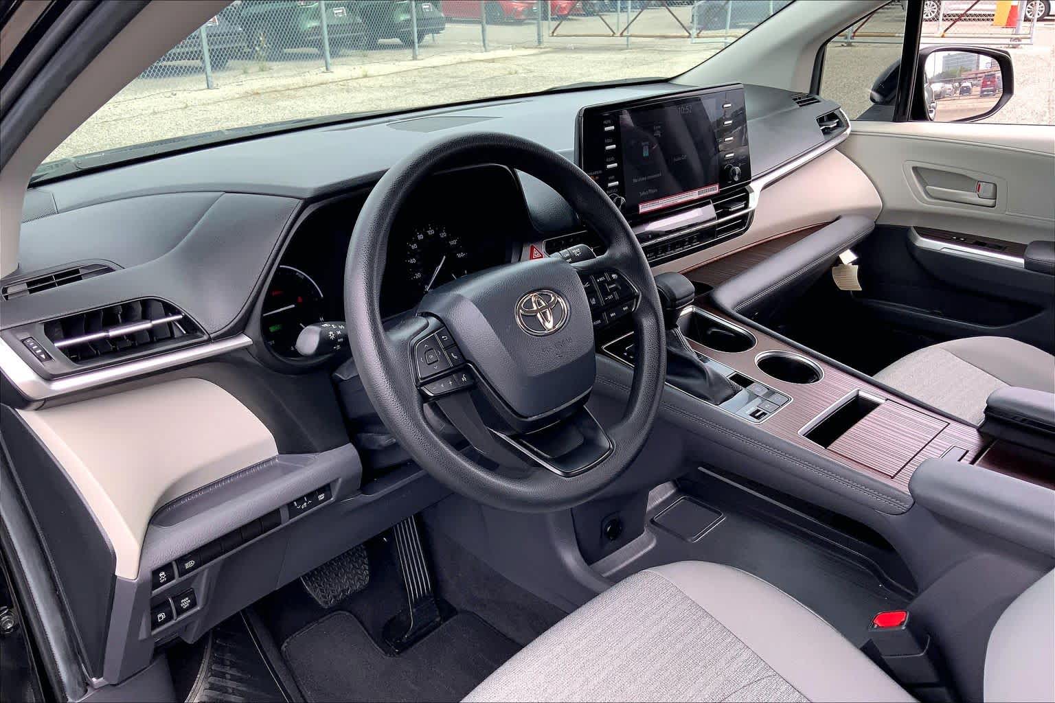 2024 Toyota Sienna LE Midnight Black Metallic at AutoNation Toyota Gulf Fwy