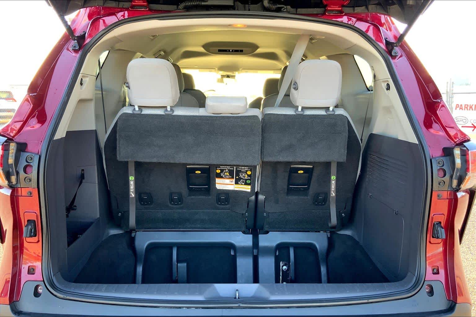 2021 Toyota Sienna LE Ruby Flare Pearl at Group 1 Toyota Southwest
