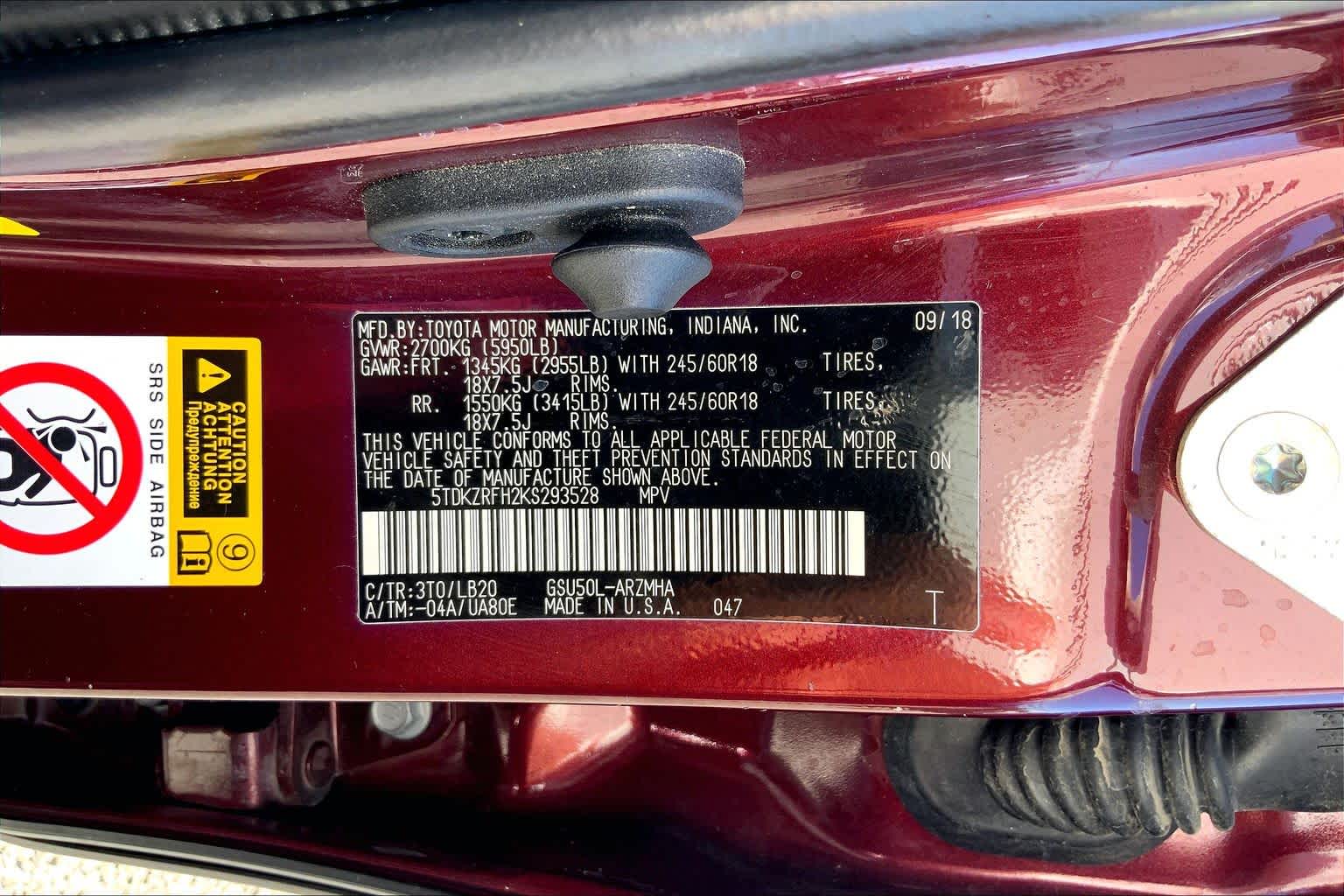 2019 Toyota Highlander photo 36 of 36
